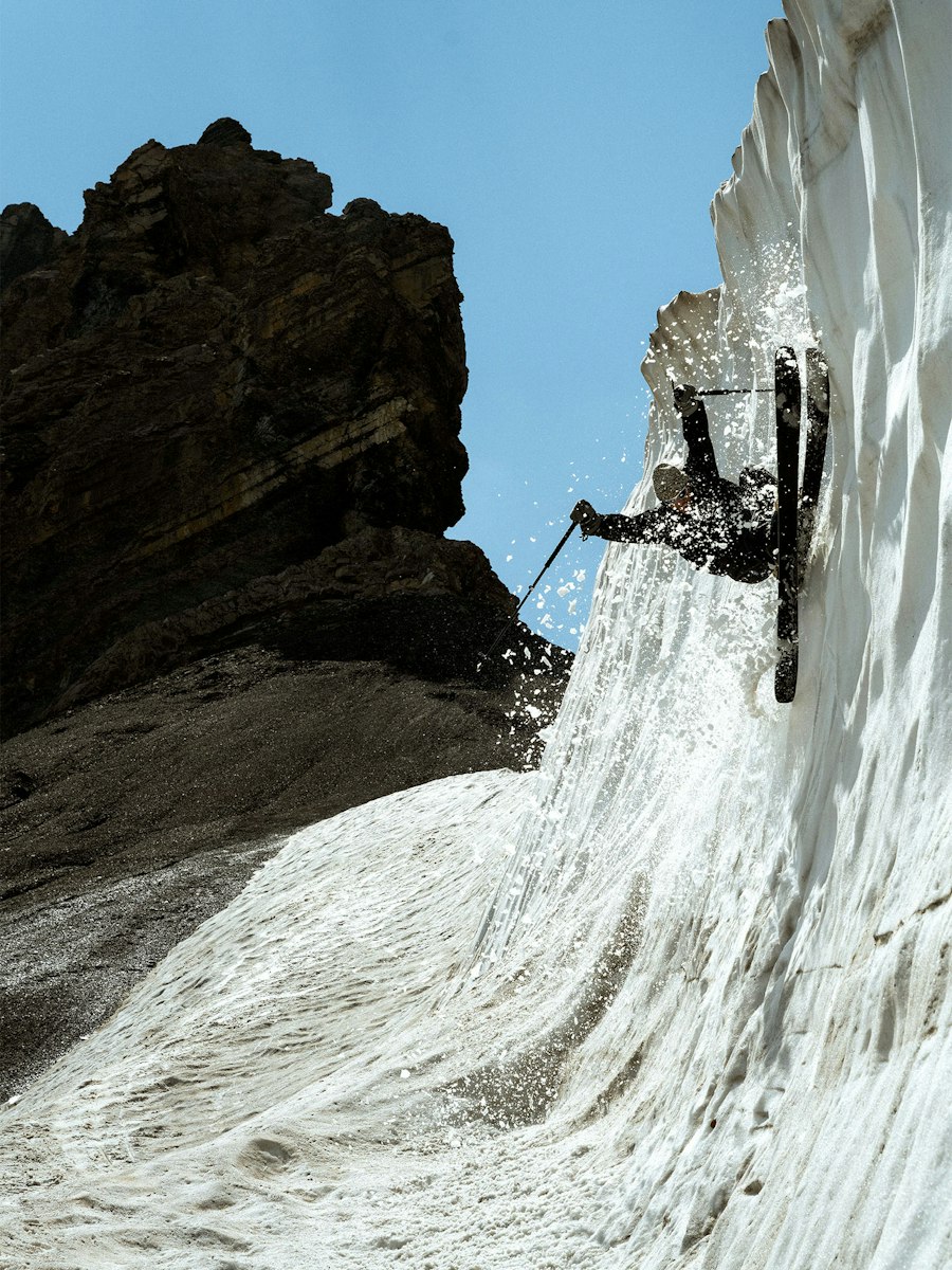 Laurent De Martin on ZAG Skis in the Alps