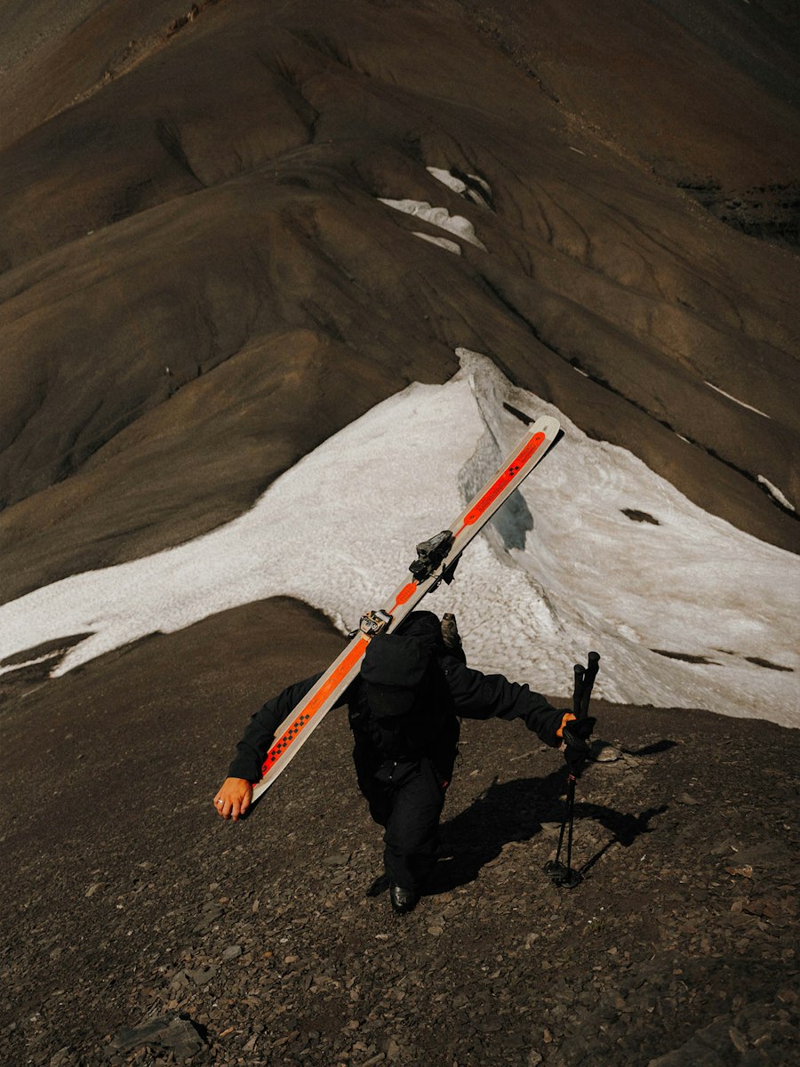 Laurent De Martin on ZAG Skis in the Alps