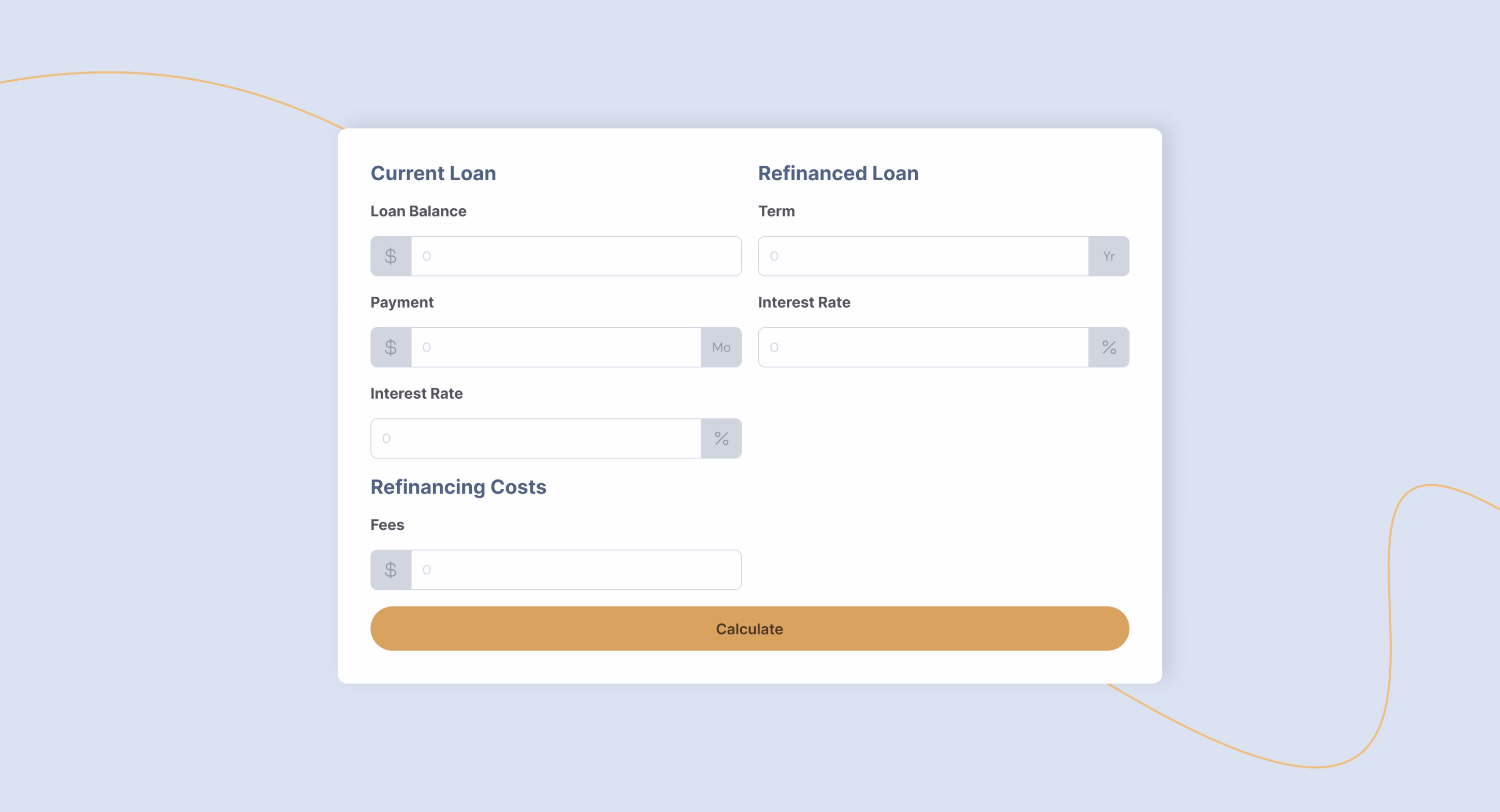 Refinance calculator
