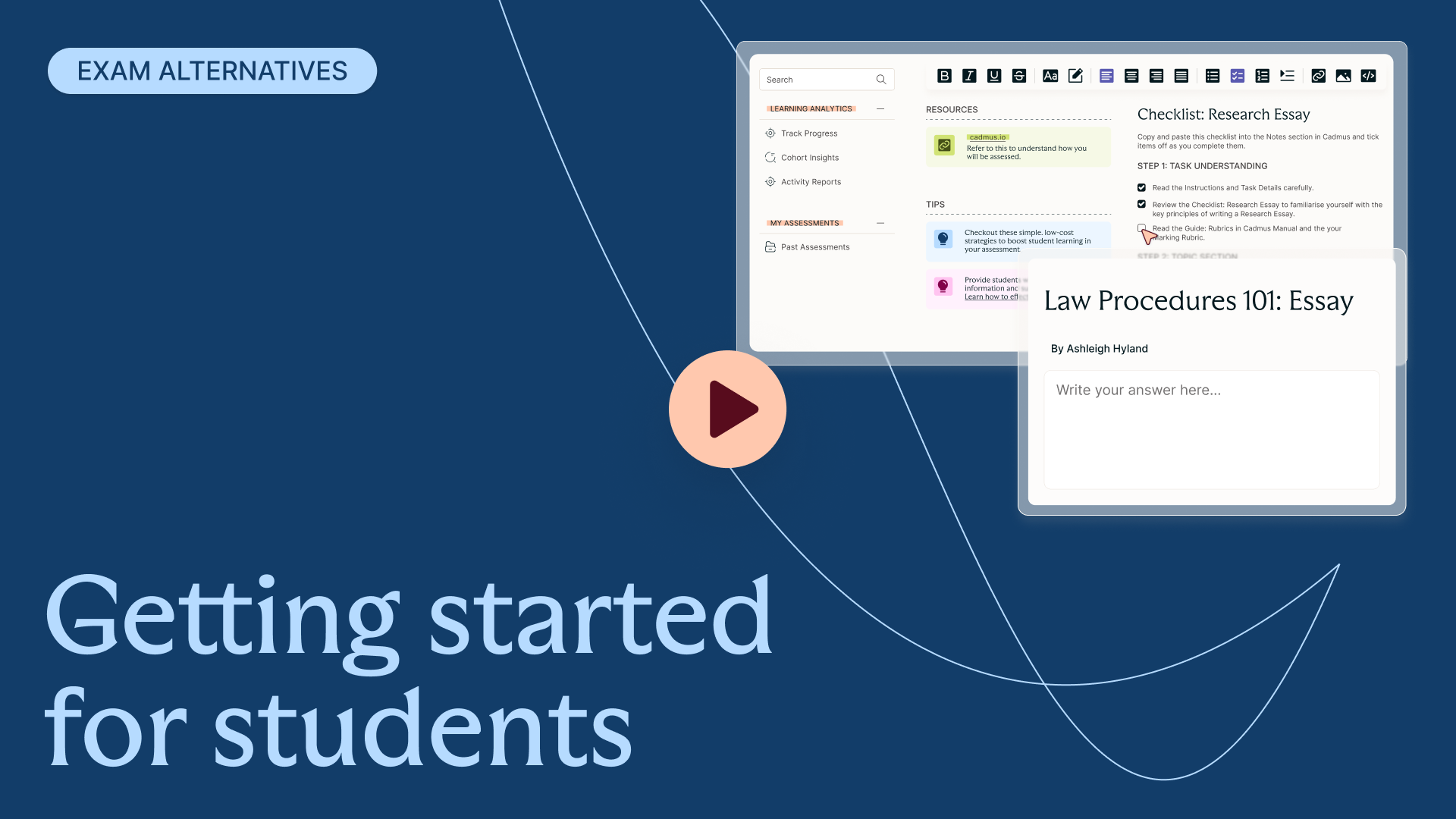 Getting started for students 
