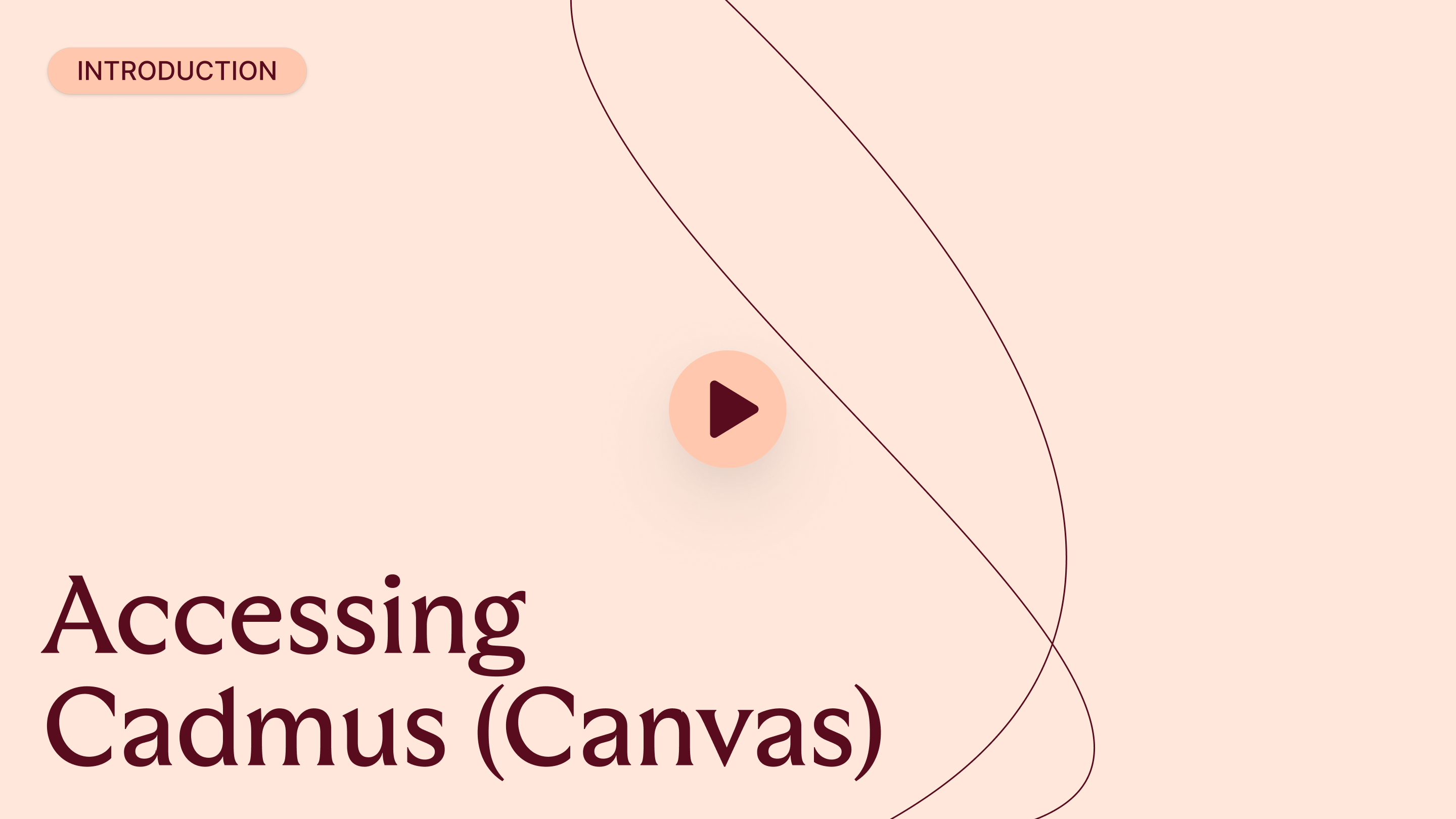 Accessing Cadmus (Canvas)