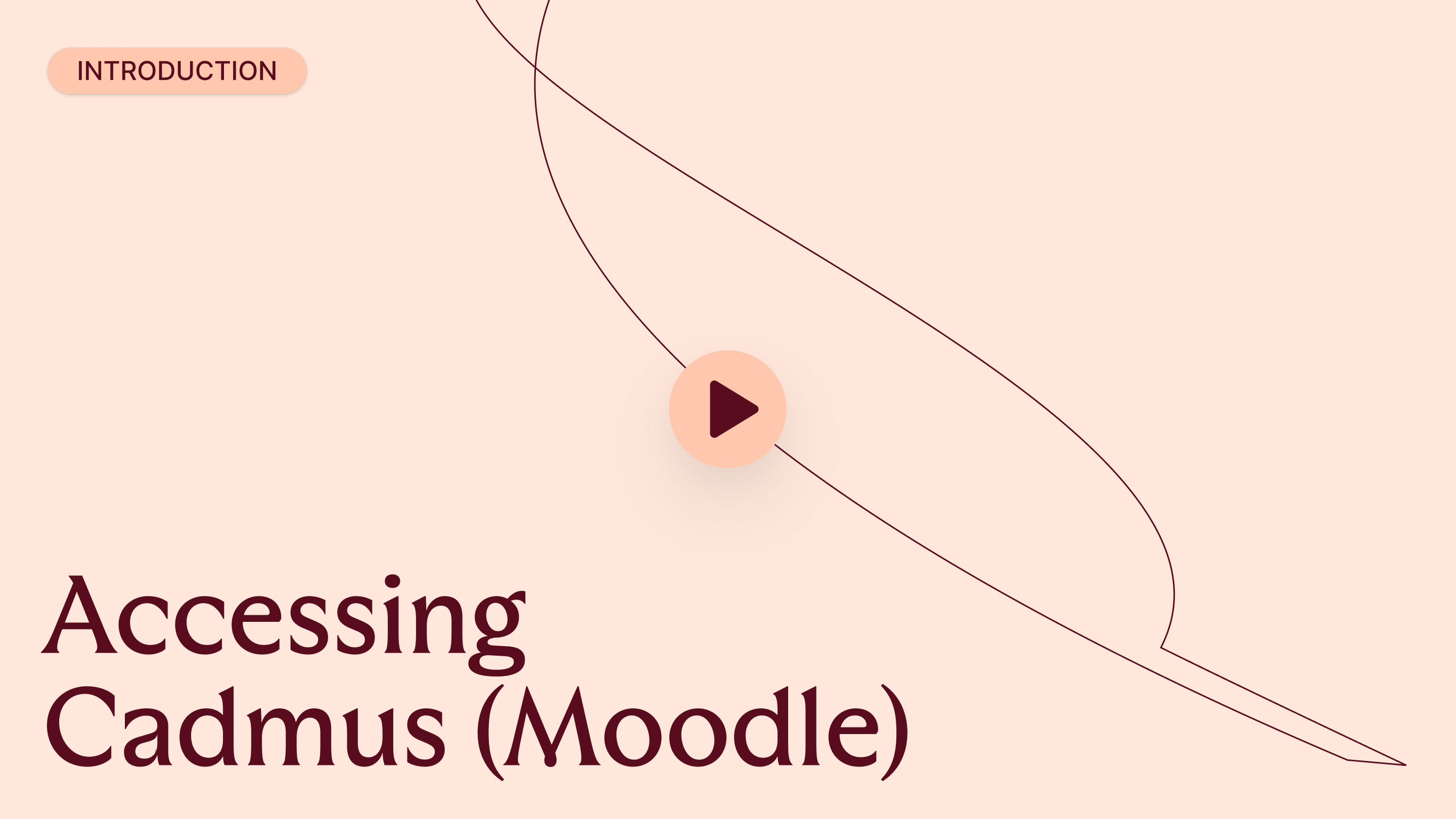 Accessing Cadmus (Moodle)