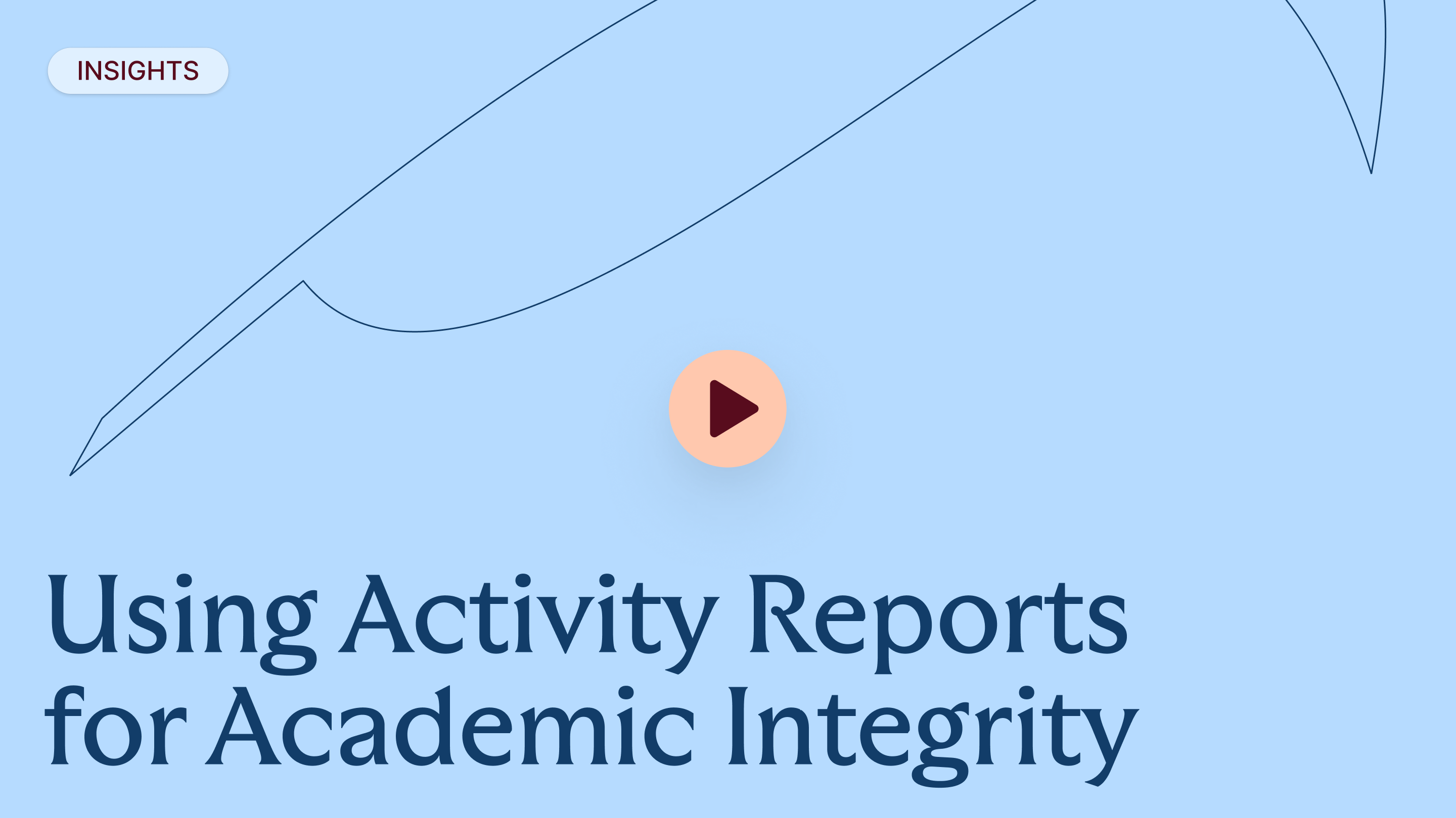 Using Activity Reports for Academic Integrity