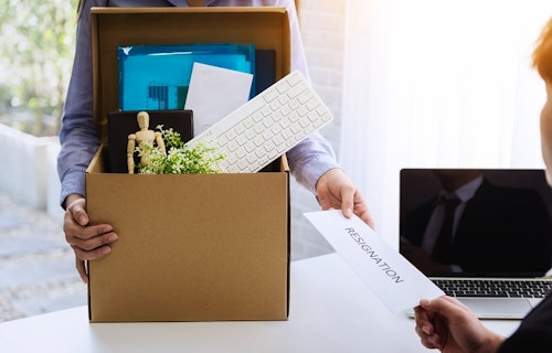 employee resignation in BC