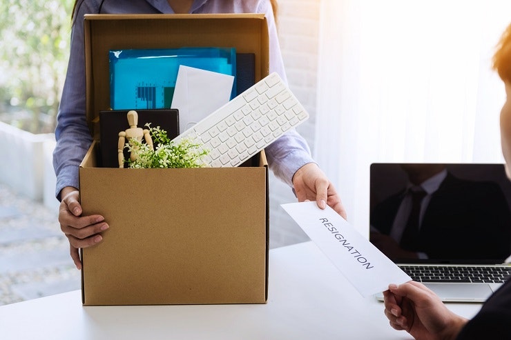 employee resignation in BC