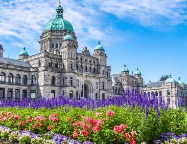 Parliament Building in Victoria, British Columbia