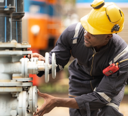 Oil and gas worker