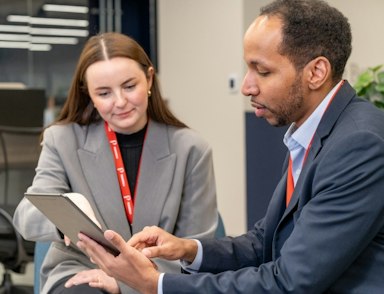 Peninsula advisors in a meeting