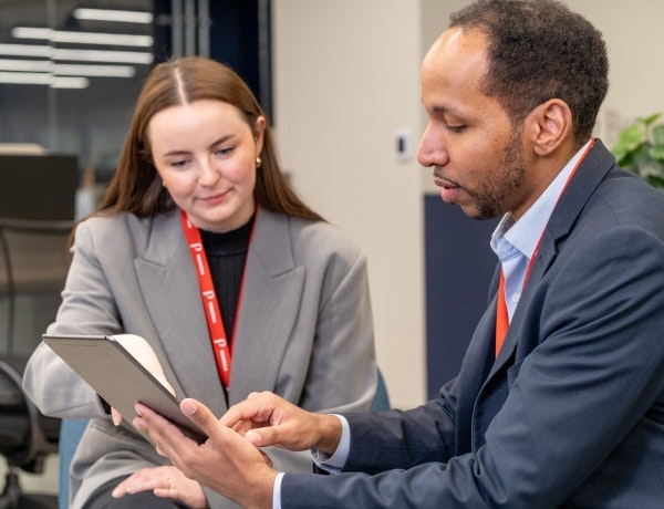 Peninsula advisors in a meeting