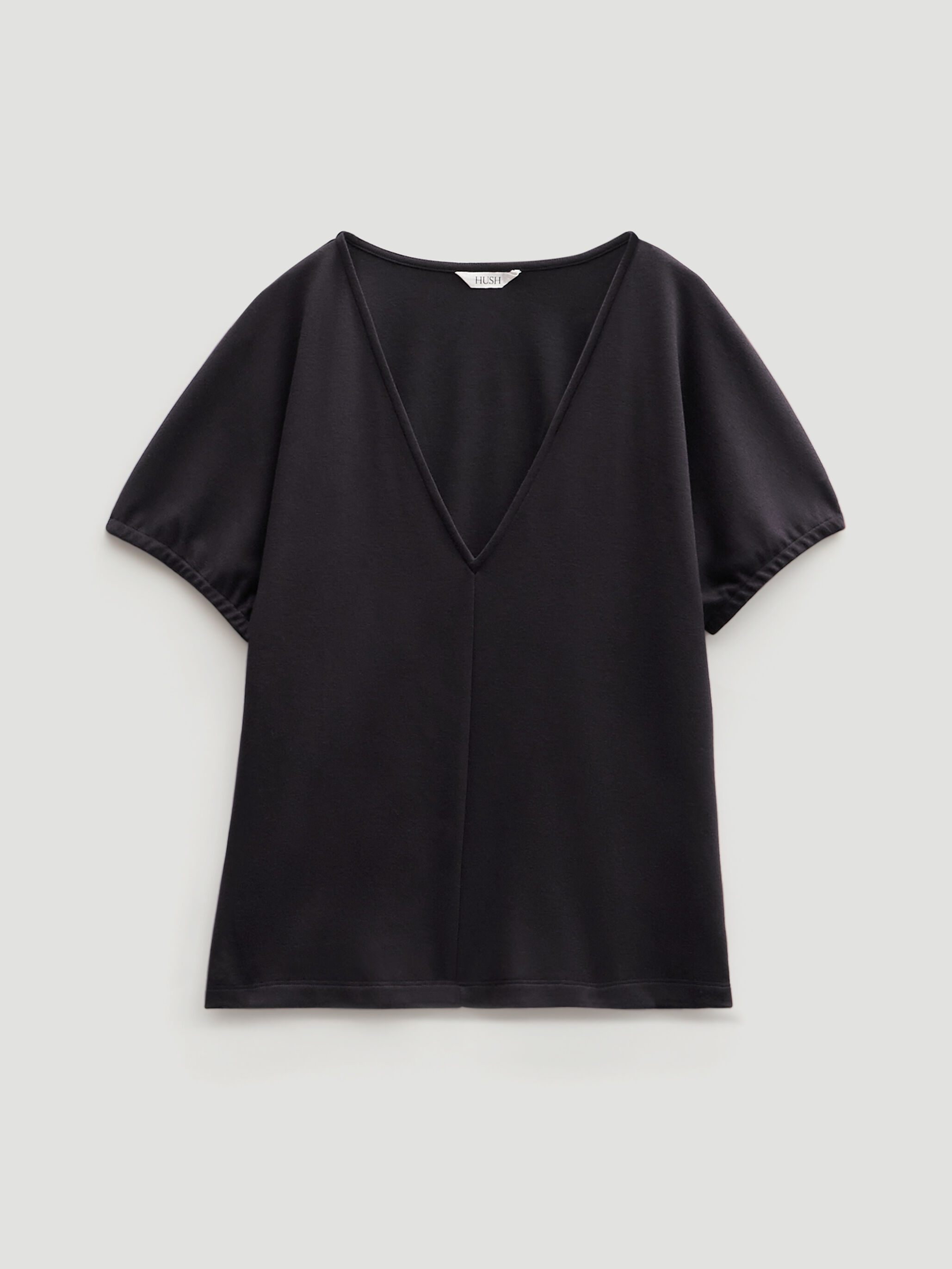V Neck Seam Detail Top