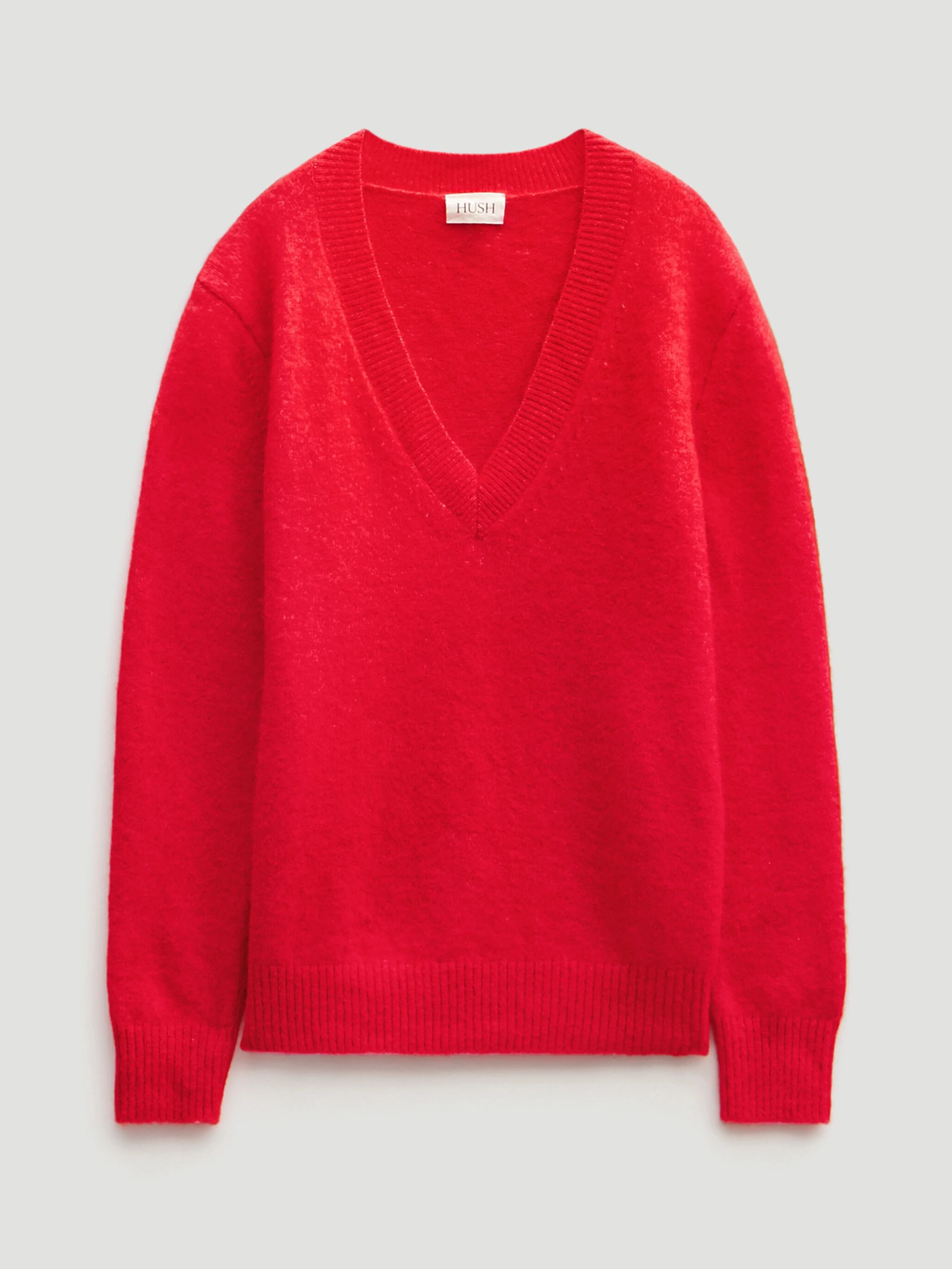 Wool Blend V Neck Jumper