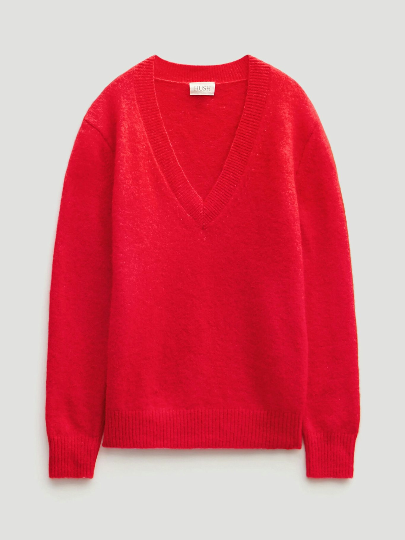 013934-1064-07 Wool Blend V Neck Jumper
