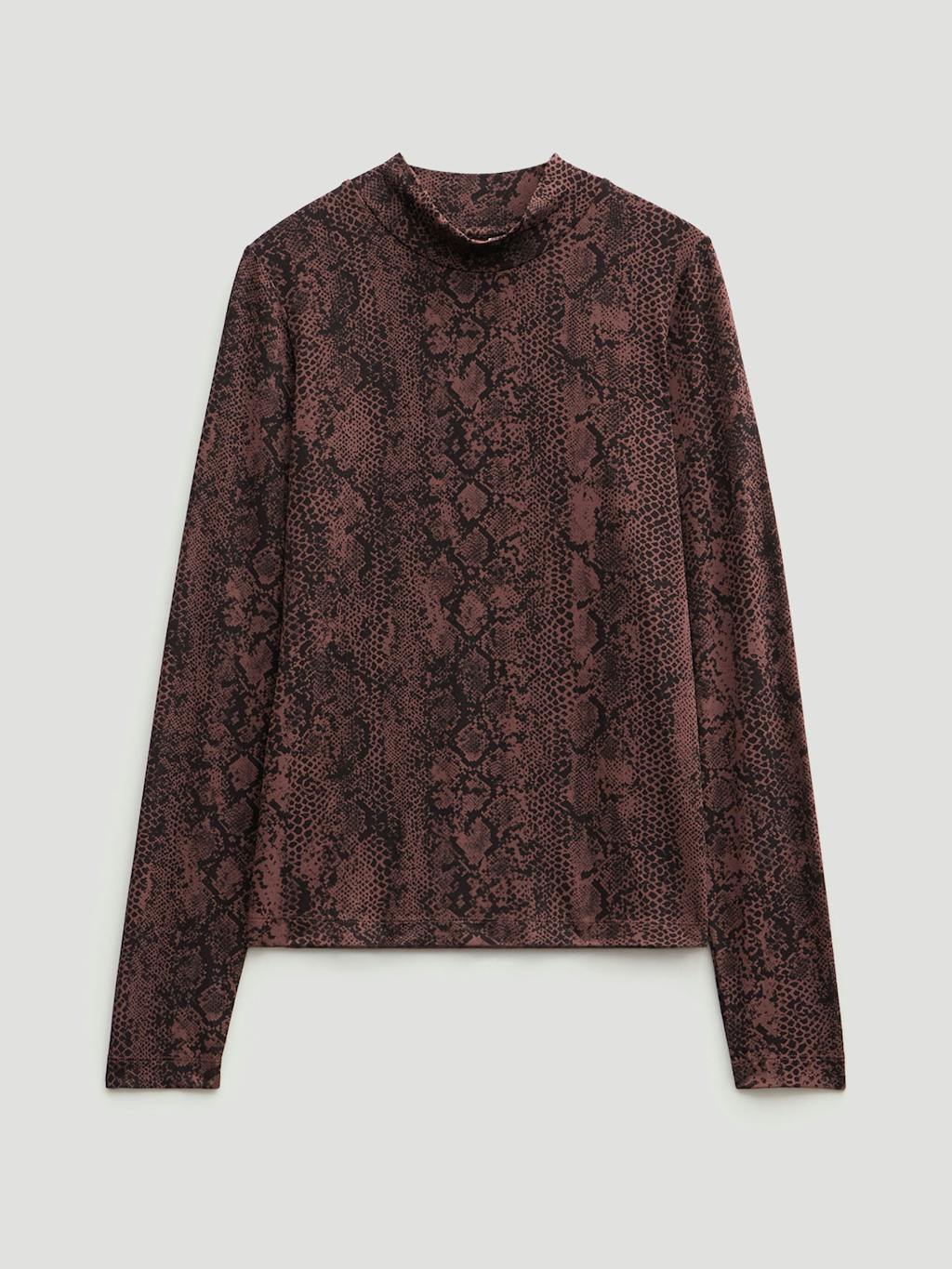 013969-4828-07 Printed Long Sleeve Top