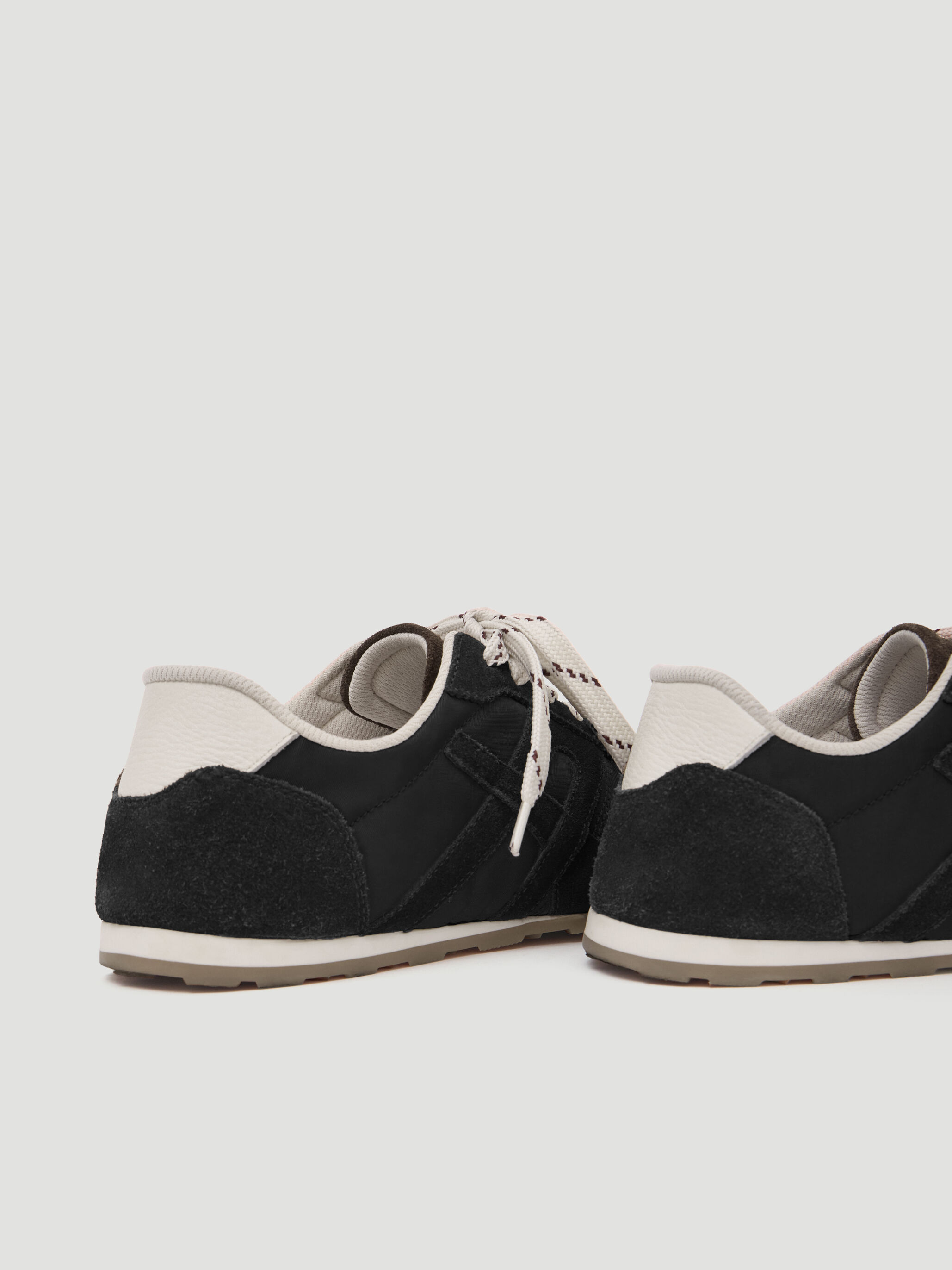 Suede Slimline Retro Trainers