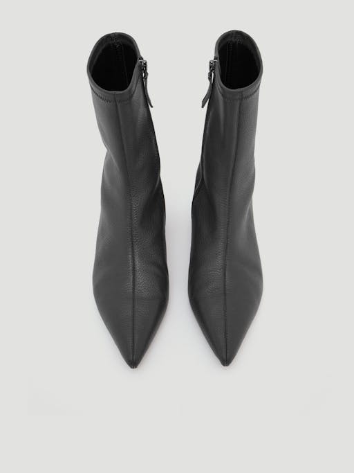 Leather Sock Fit Boots