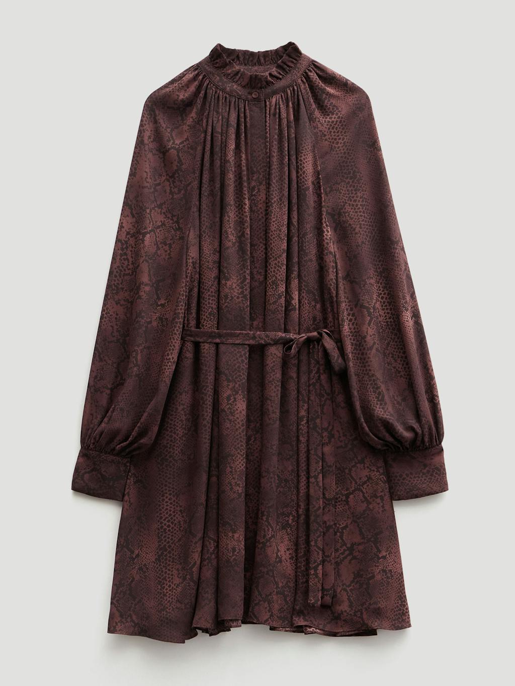 014262-4828-07 Printed Chiffon Mini Dress