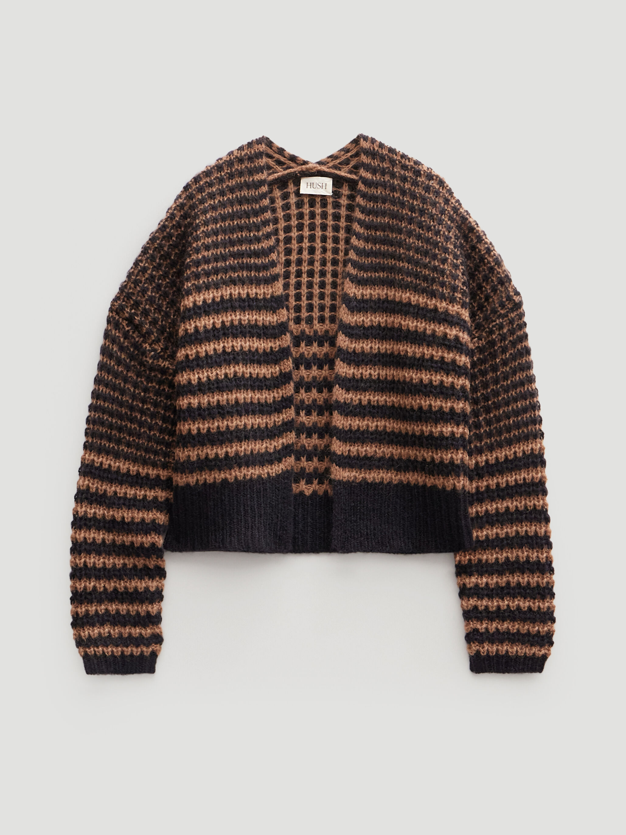 Skye Wool Blend Stripe Cardigan