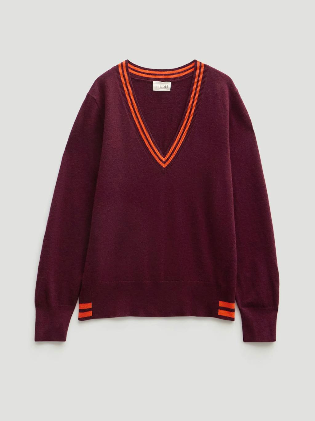 013456-1410-07 Merino Wool V Neck Jumper