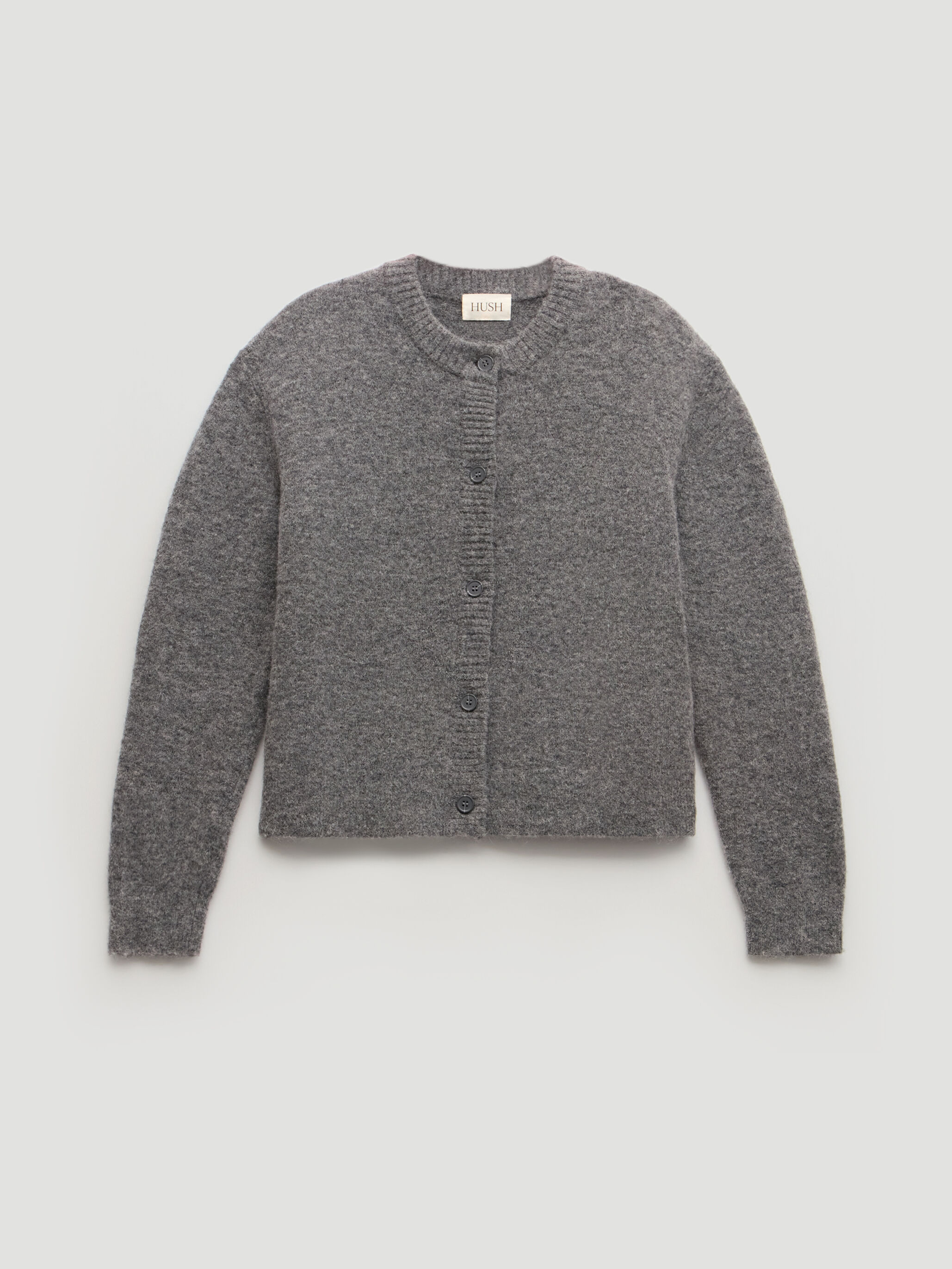 Juni Crew Neck Wool Blend Cardigan