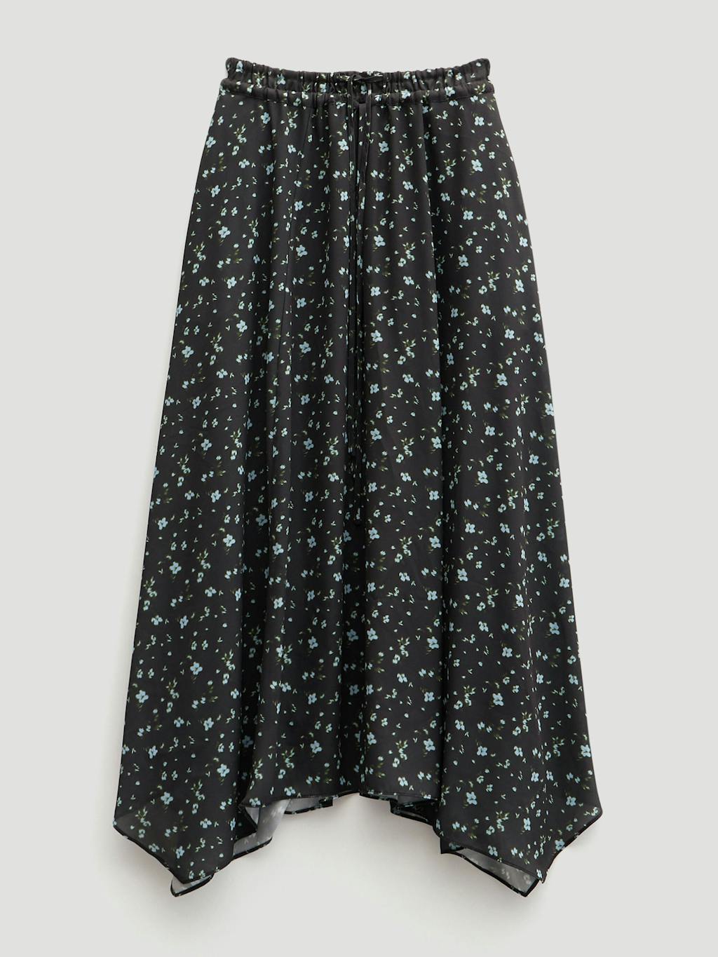 014297-4872-07 Kaia Chiffon Hanky Hem Skirt