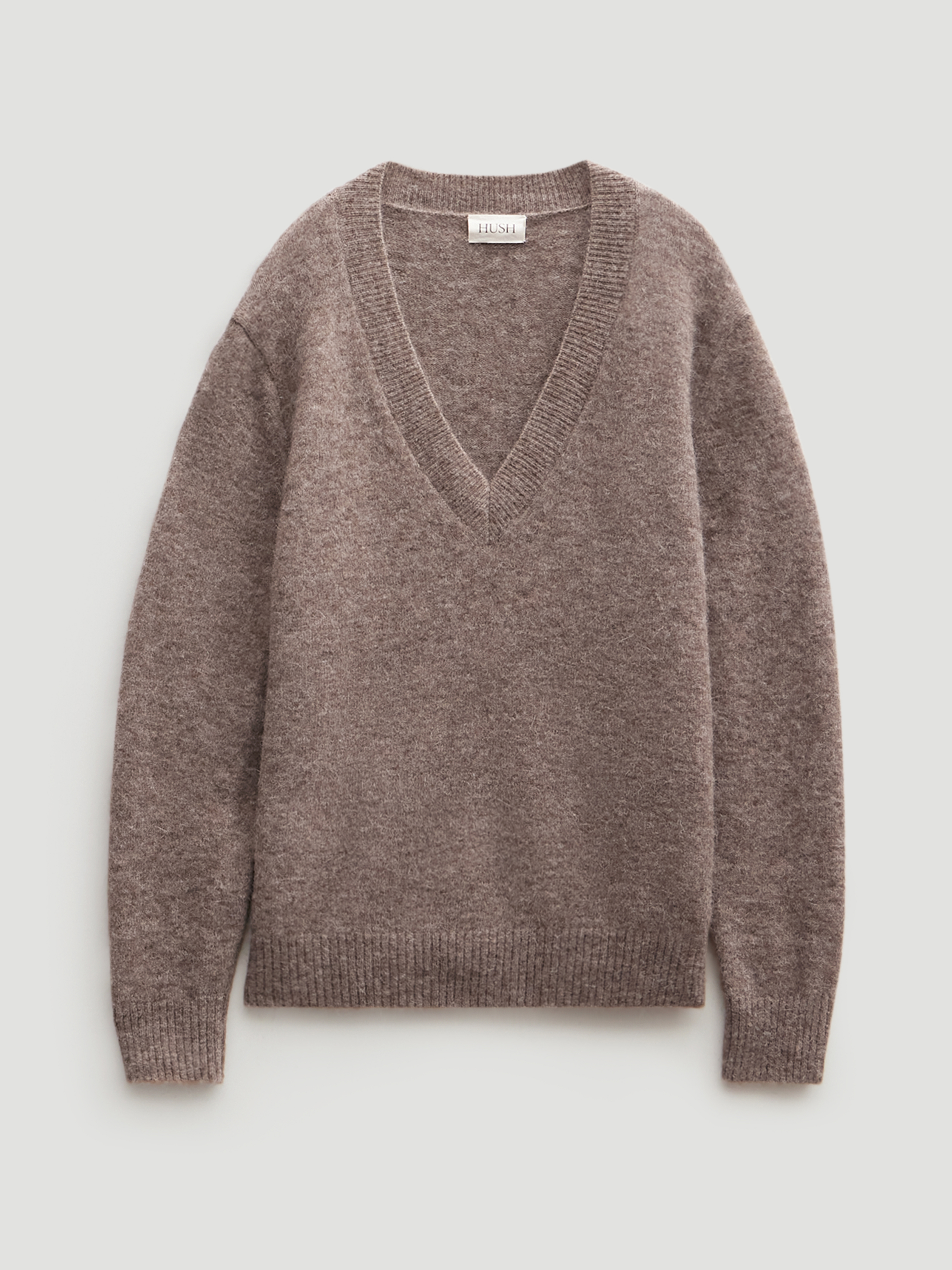 Wool Blend V Neck Jumper