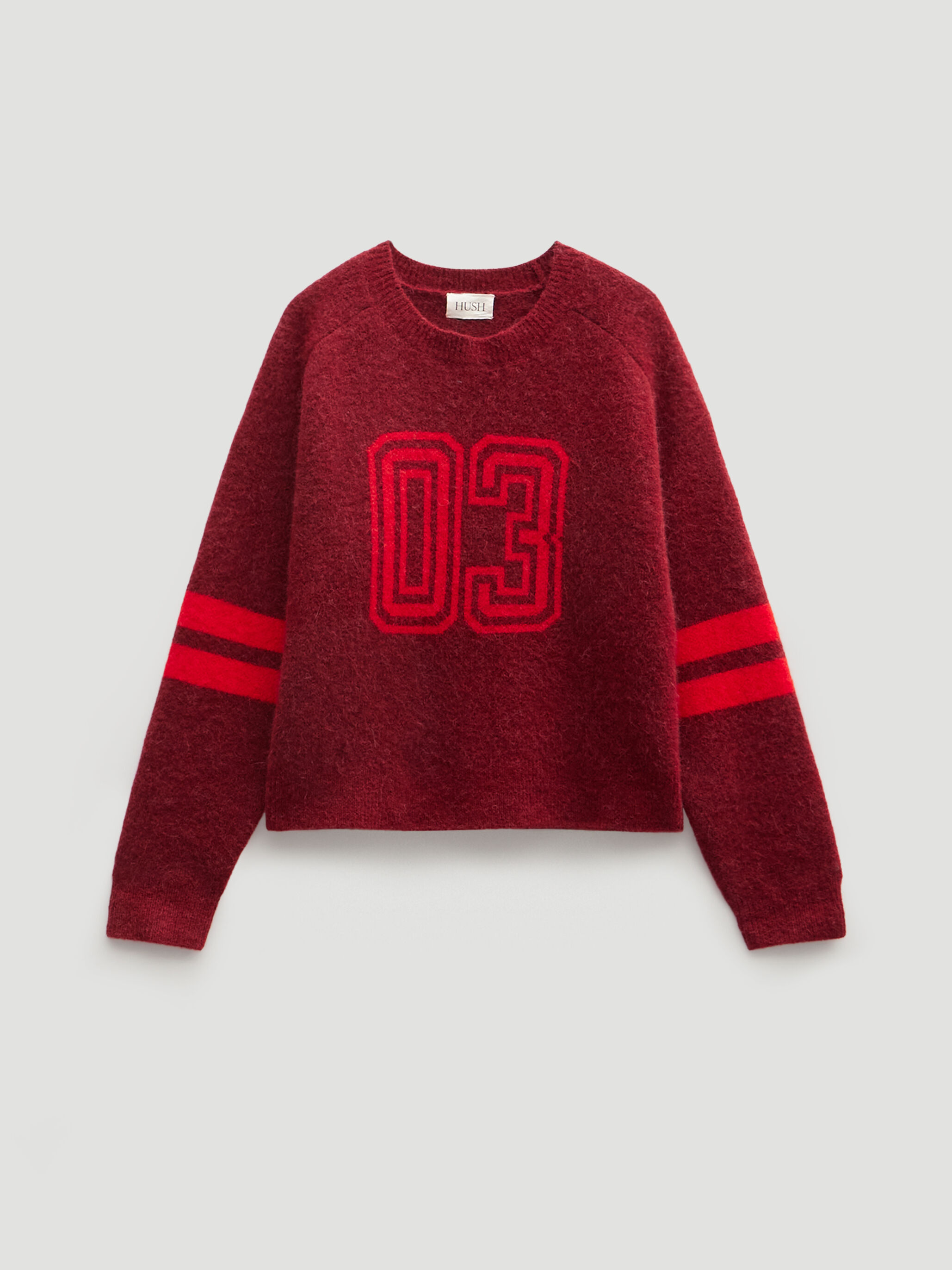 Varsity Jacquard Knitted Jumper