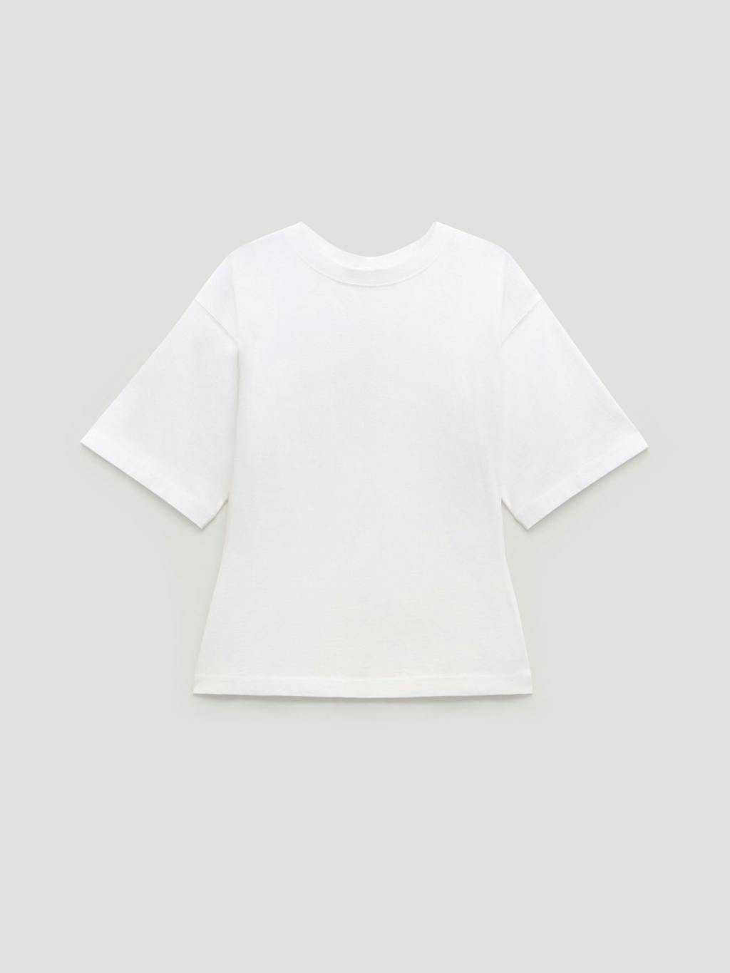 013785-0001-07 Zip Back Cotton T-Shirt
