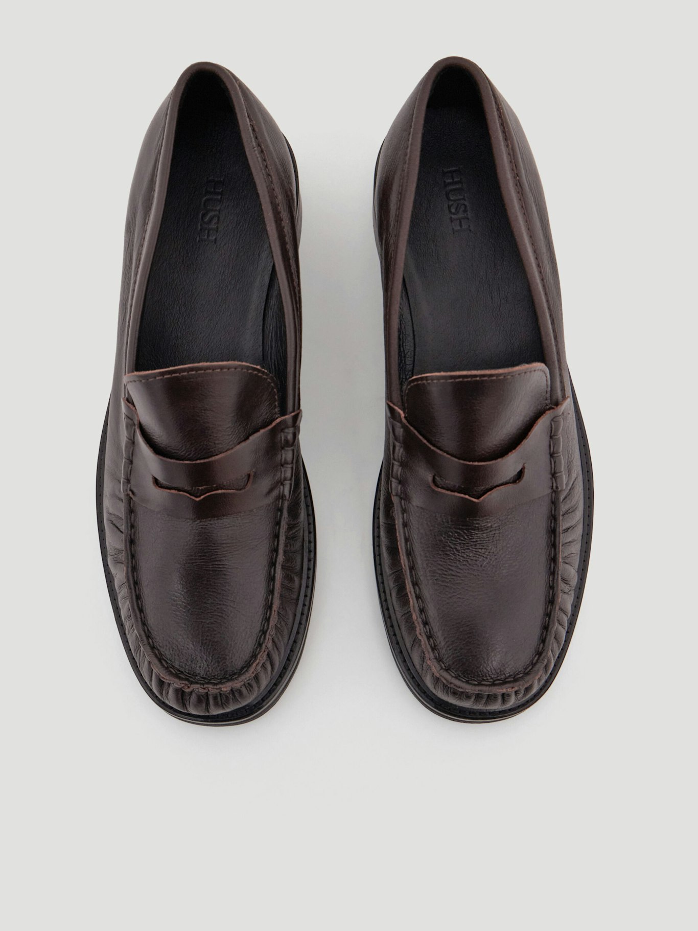014454-0450-03 Penny Chunky Leather Loafers