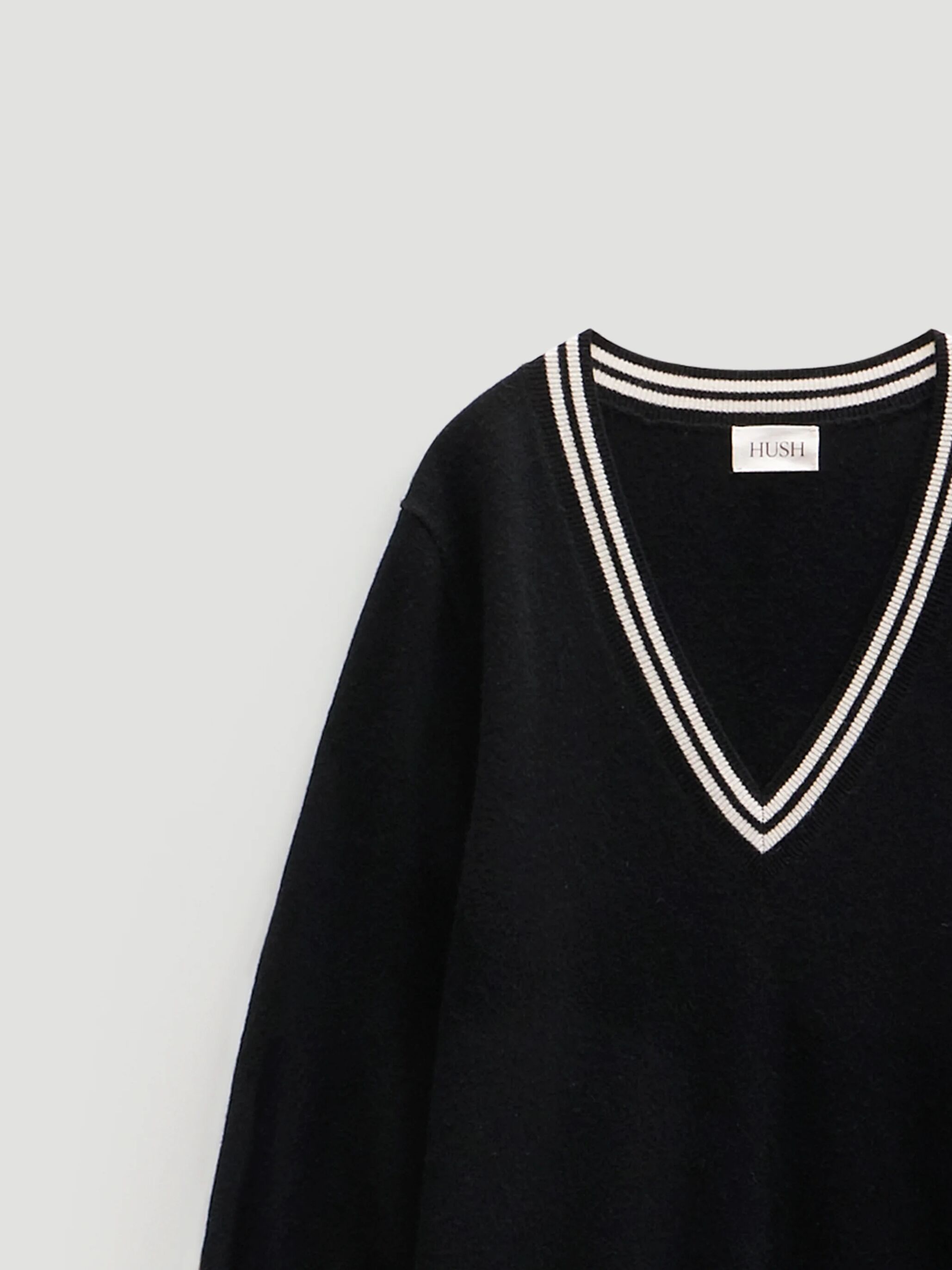 Merino Wool V Neck Jumper