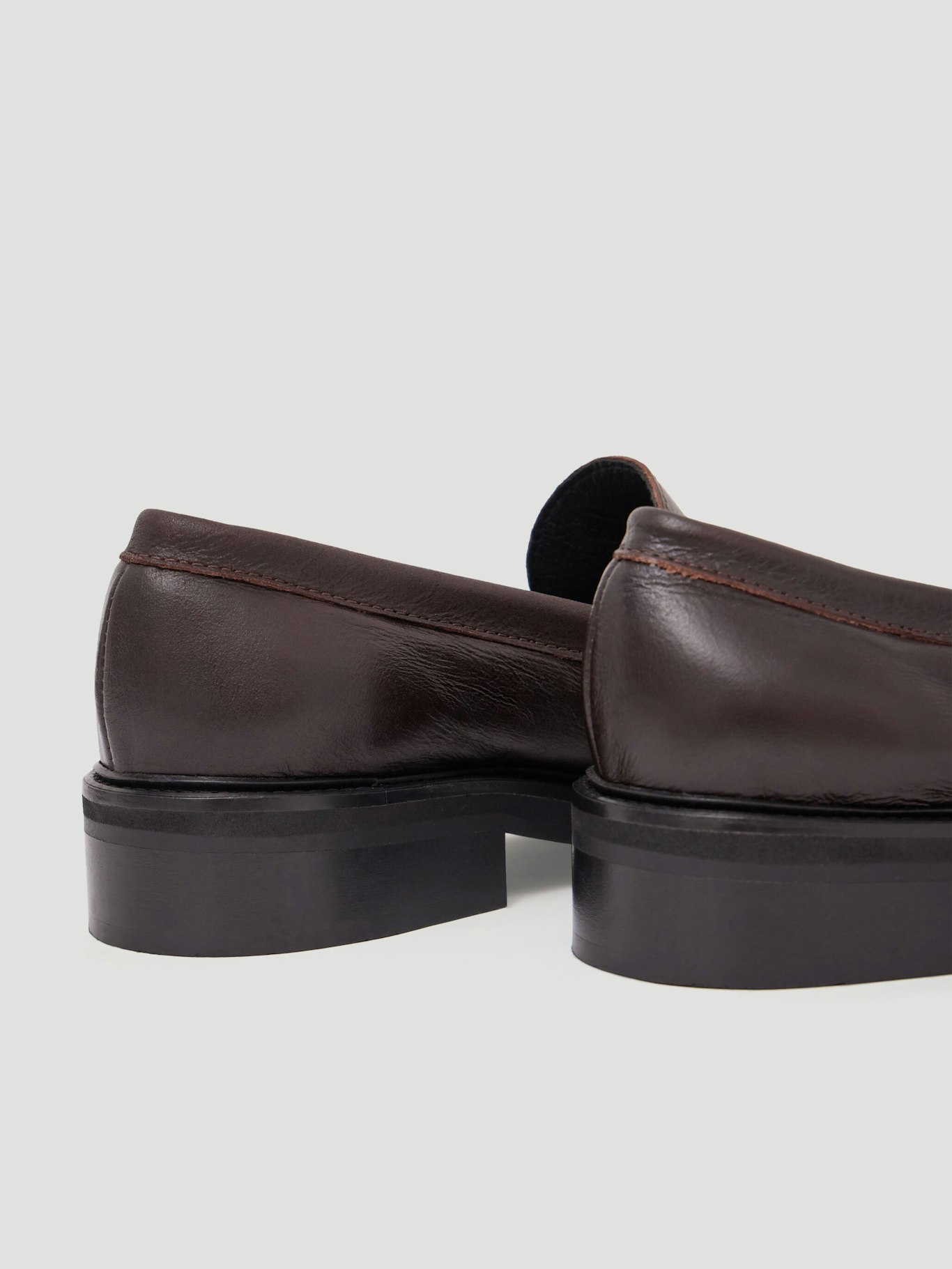 014454-0450-04 Penny Chunky Leather Loafers