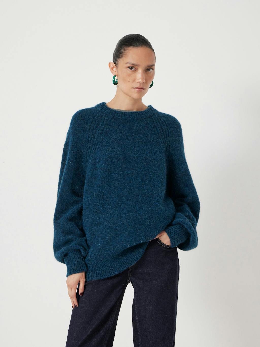 013843-1709-01 Lorna Relaxed Wool Blend Jumper