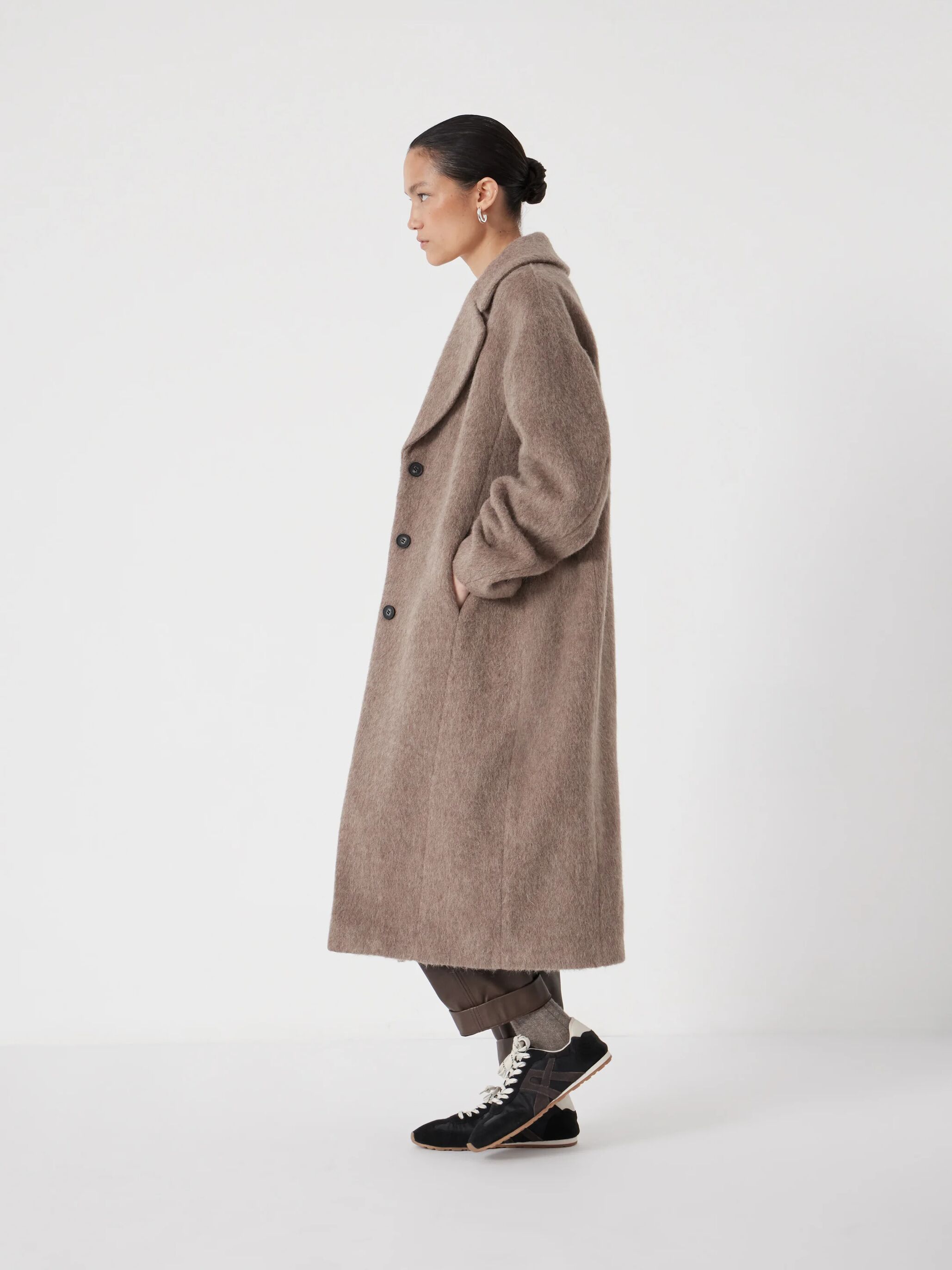 Italian Wool Cocoon Coat