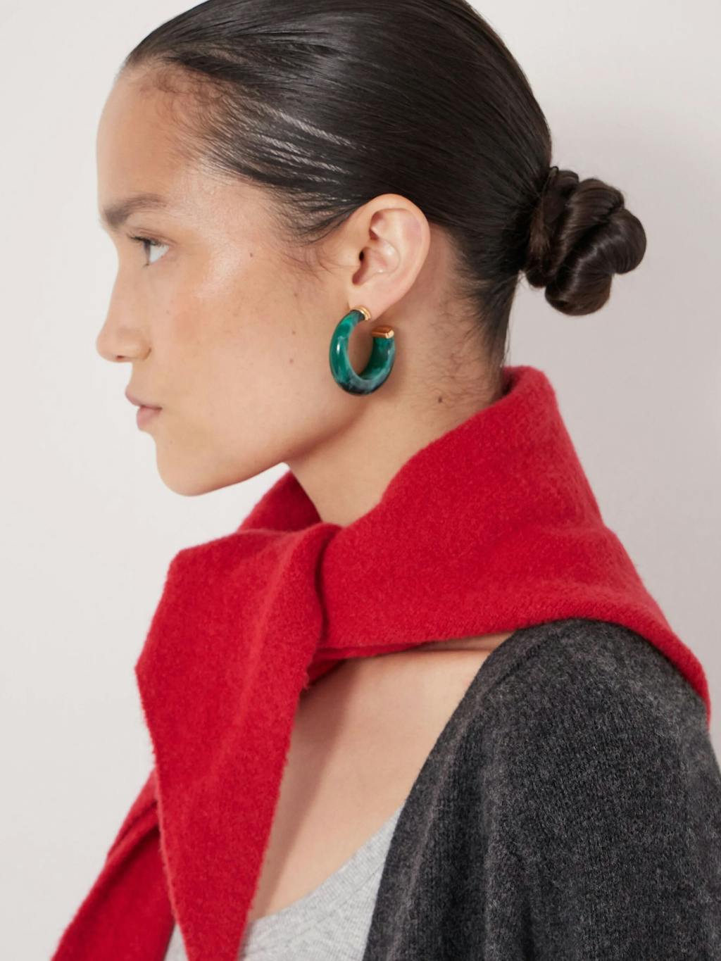 014624-3037-04 Chunky Resin Hoops