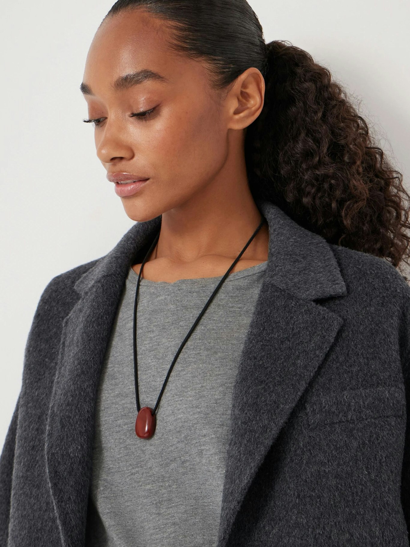 014623-1062-02 Stone Cord Necklace