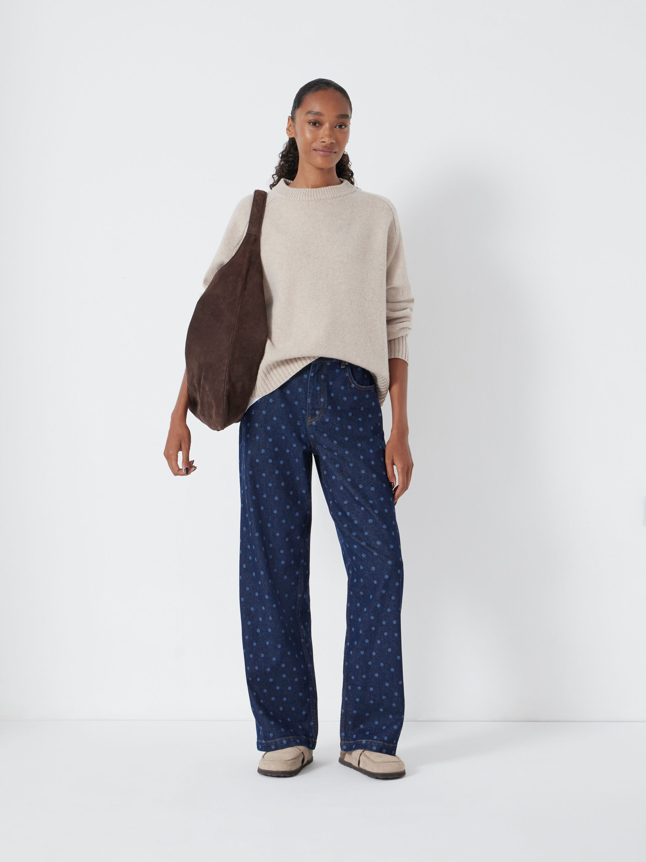 Romy Laser Spot Print Jeans
