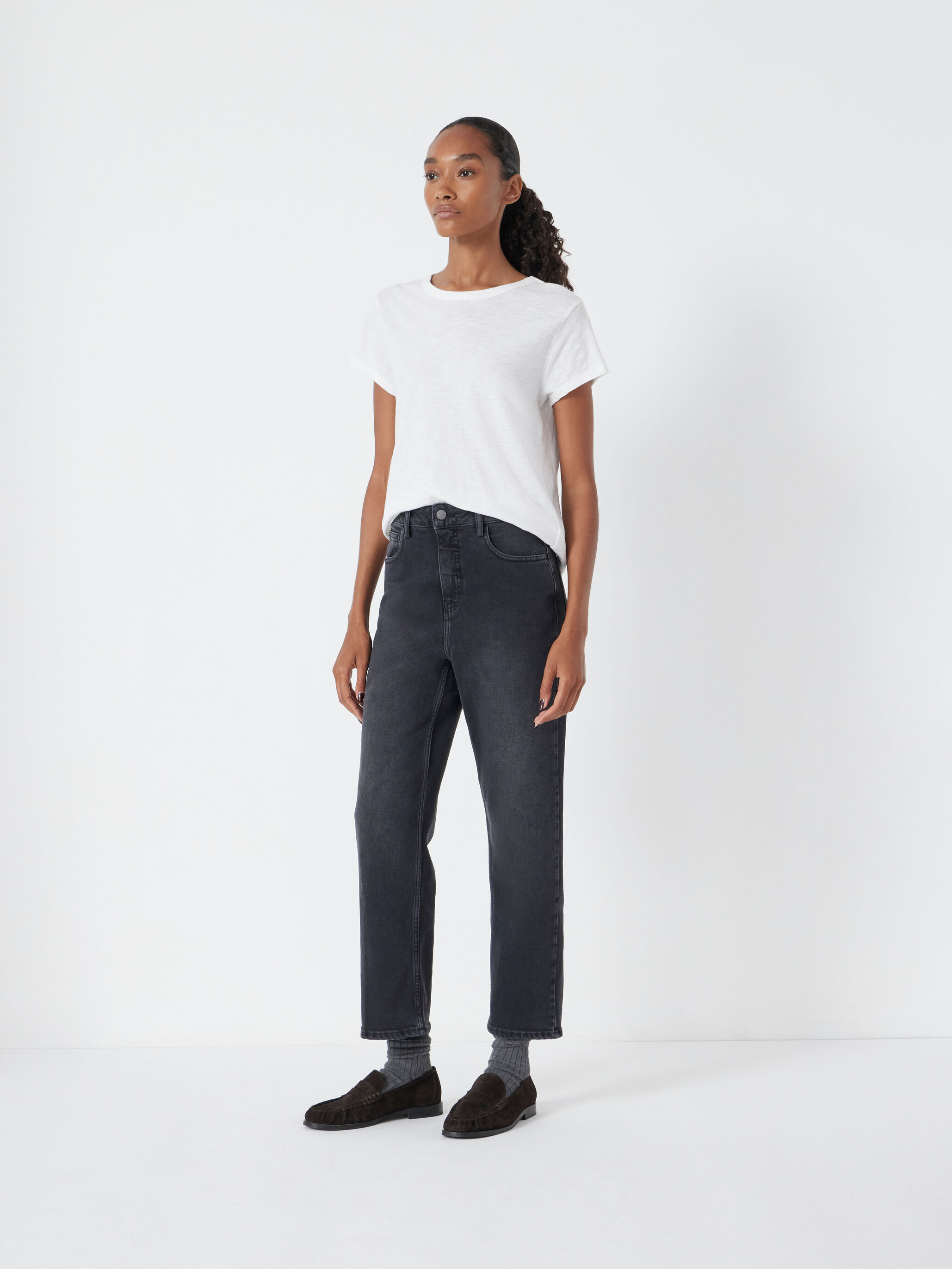 Nina Straight Crop Jeans