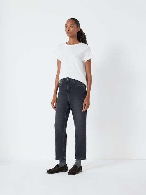 Nina Straight Crop Jeans
