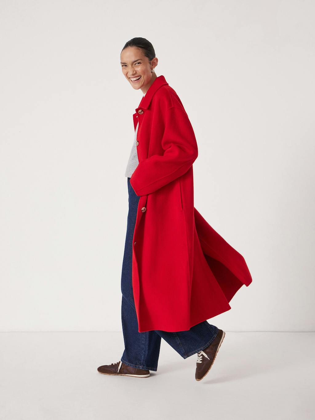 014543-0074-01 Edie Pure Wool Double Faced Coat