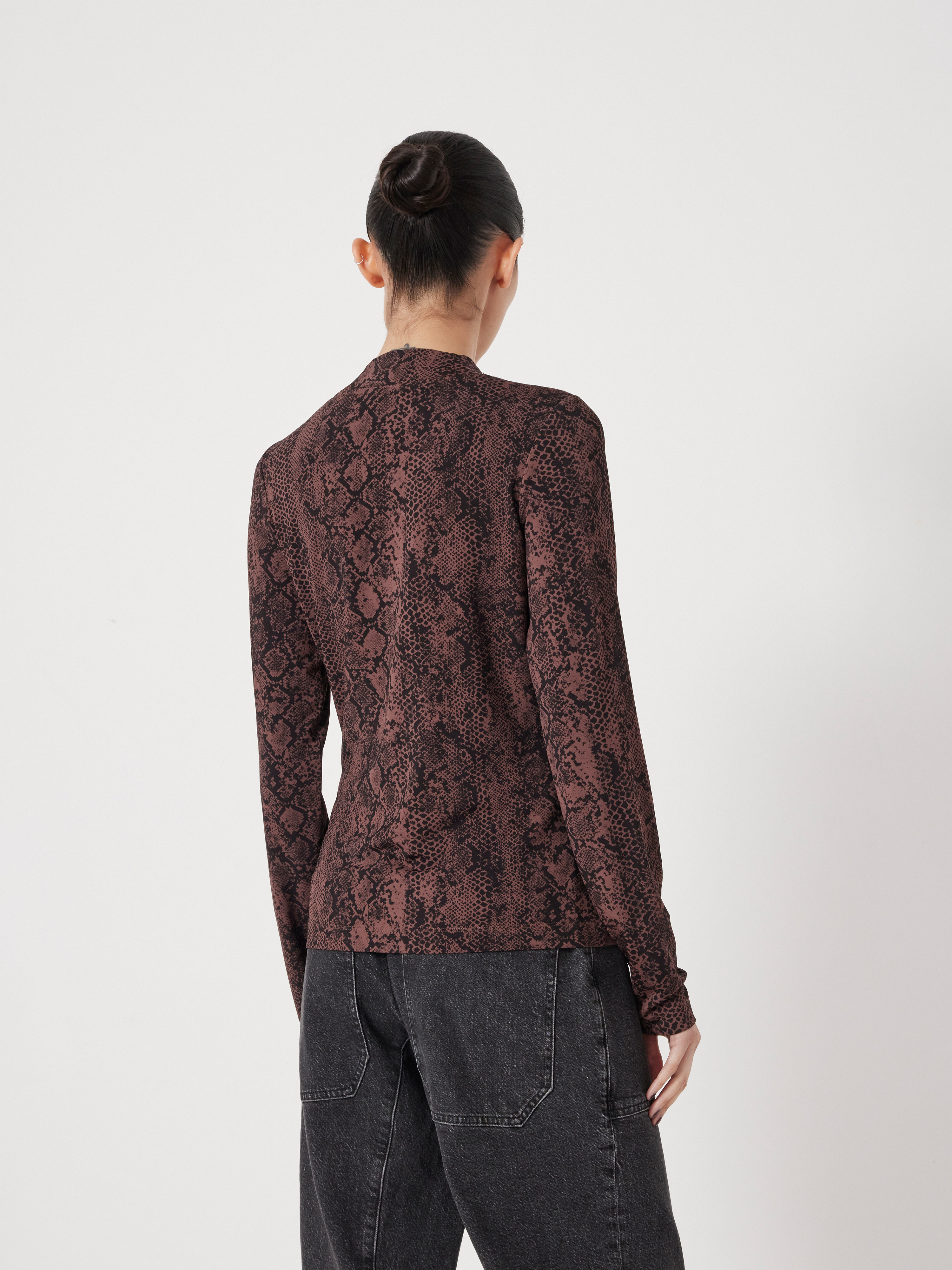 Printed Long Sleeve Top