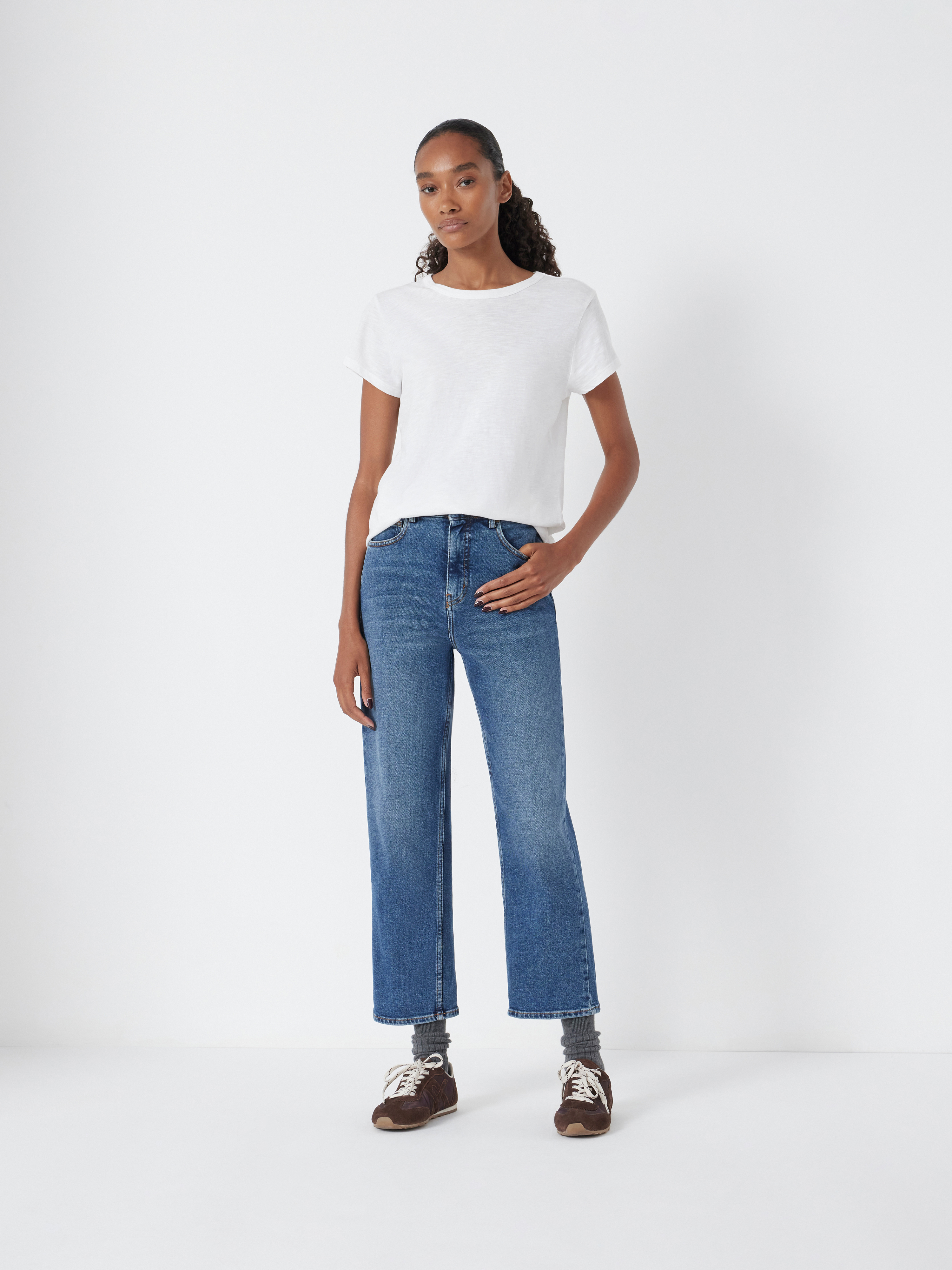 Nina Straight Crop Jeans