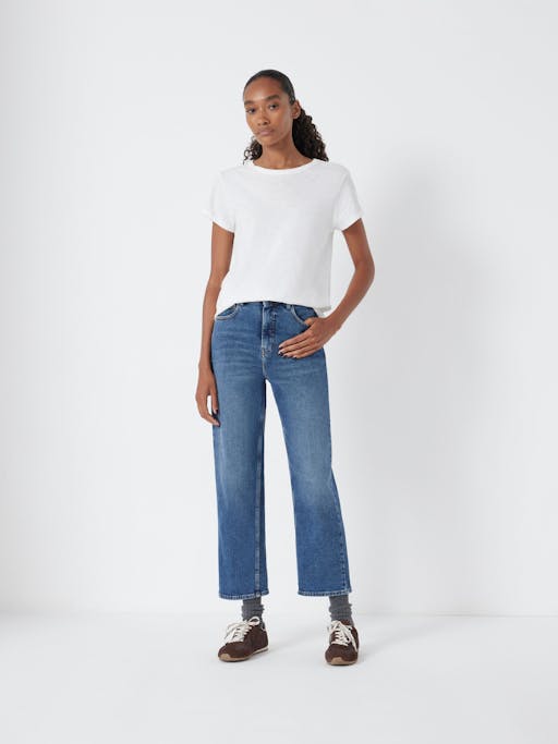 Nina Straight Crop Jeans