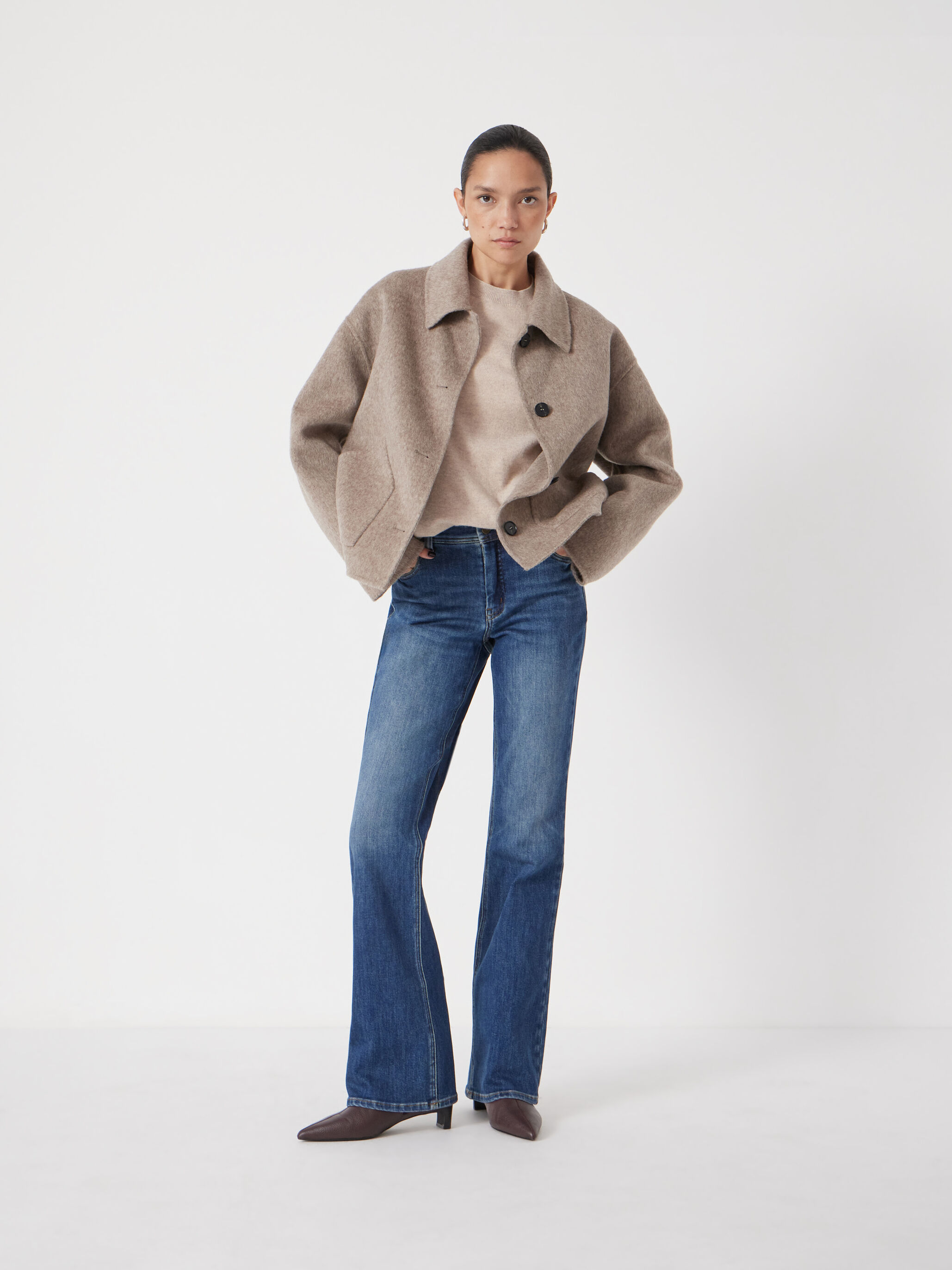 Eliana Mid Rise Bootcut Jeans