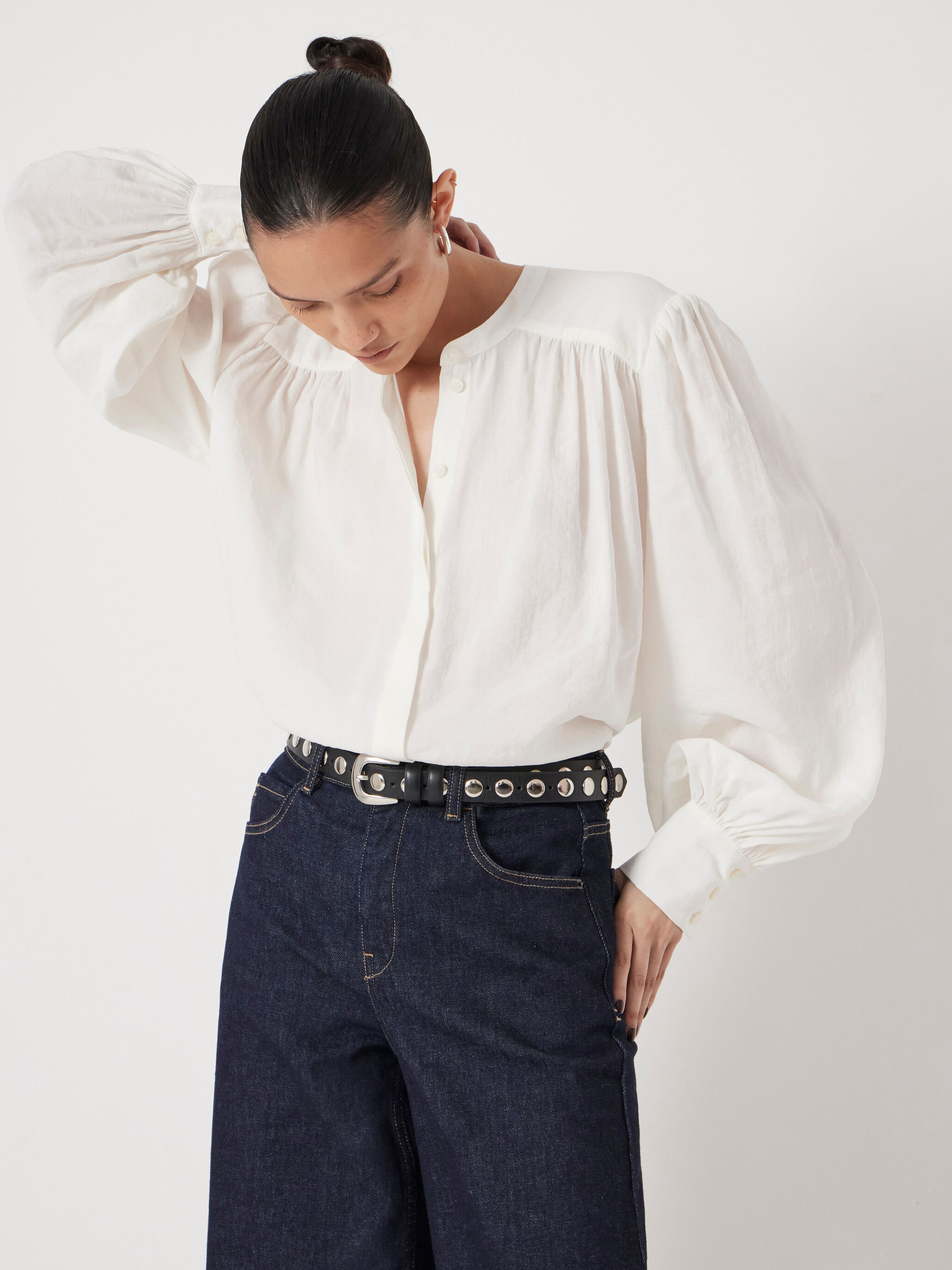 Seren Studded Leather Belt