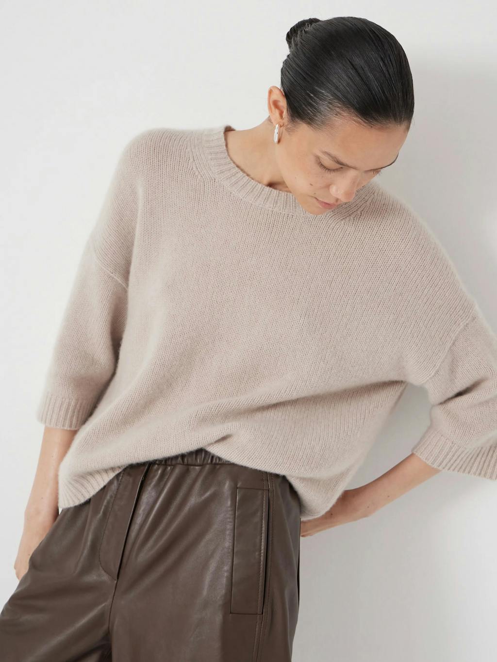 013449-0013-04 Cherrie Chunky Cashmere Tee