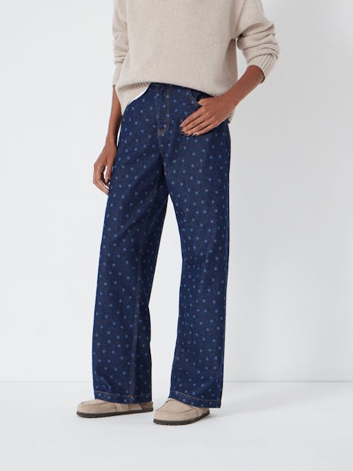 Romy Laser Spot Print Jeans