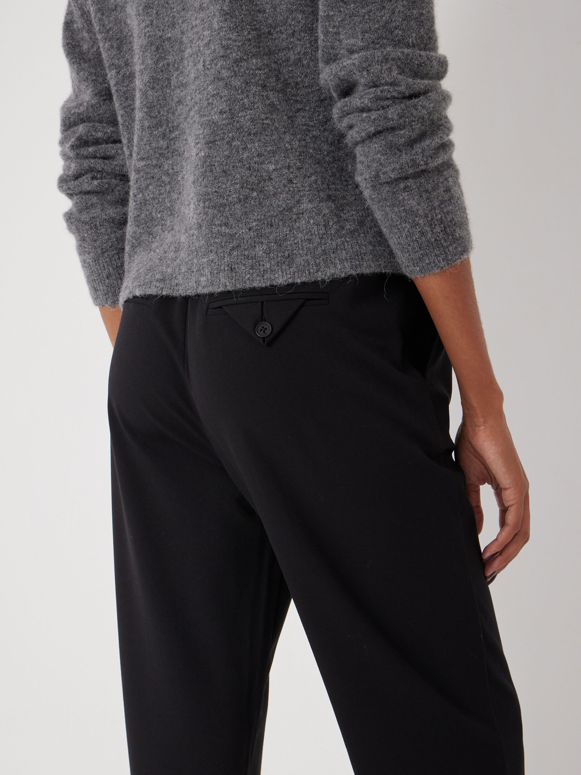 Slim Pull On Tailored Trousers