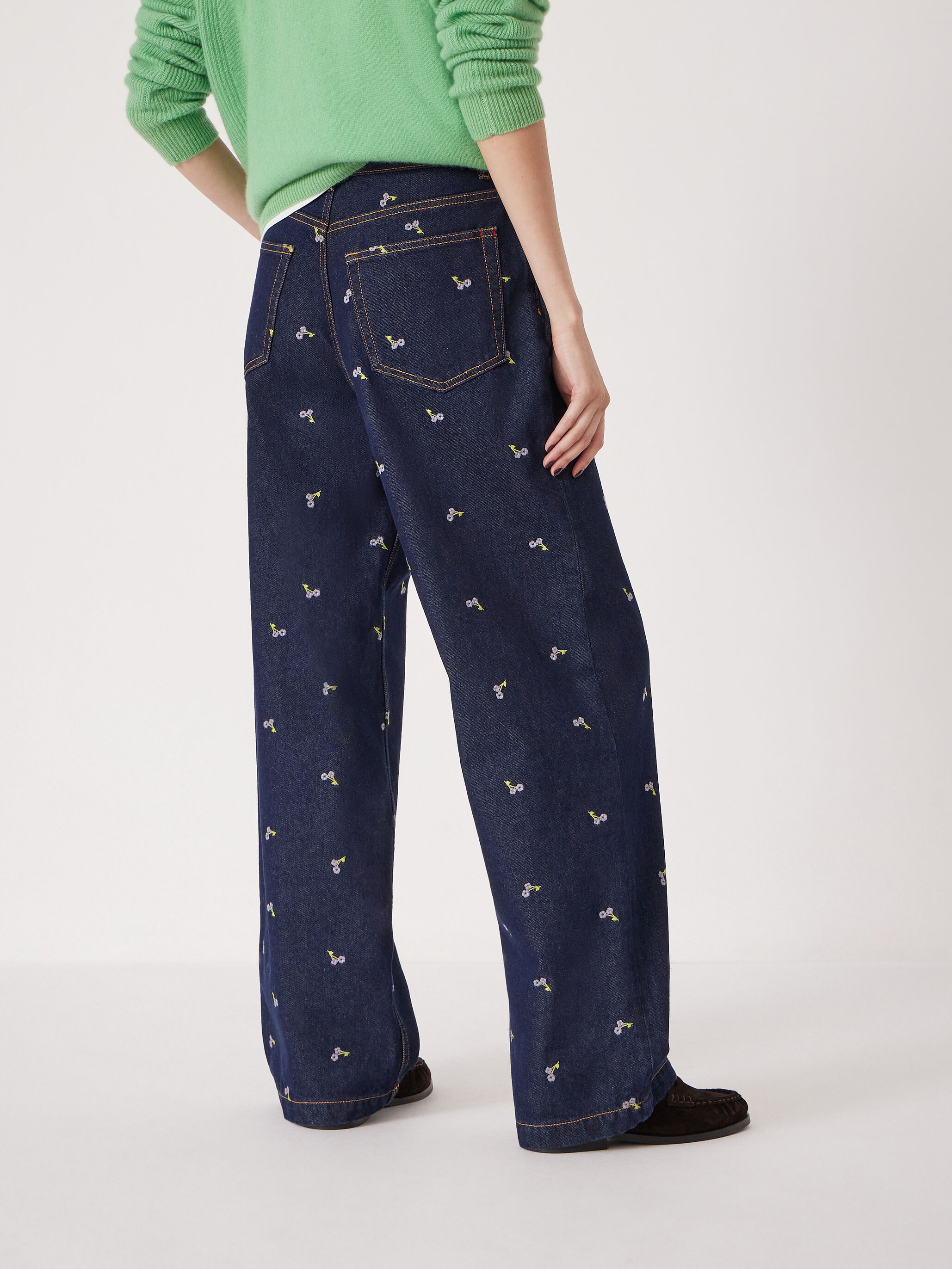 Romy Embroidered Floral Jeans