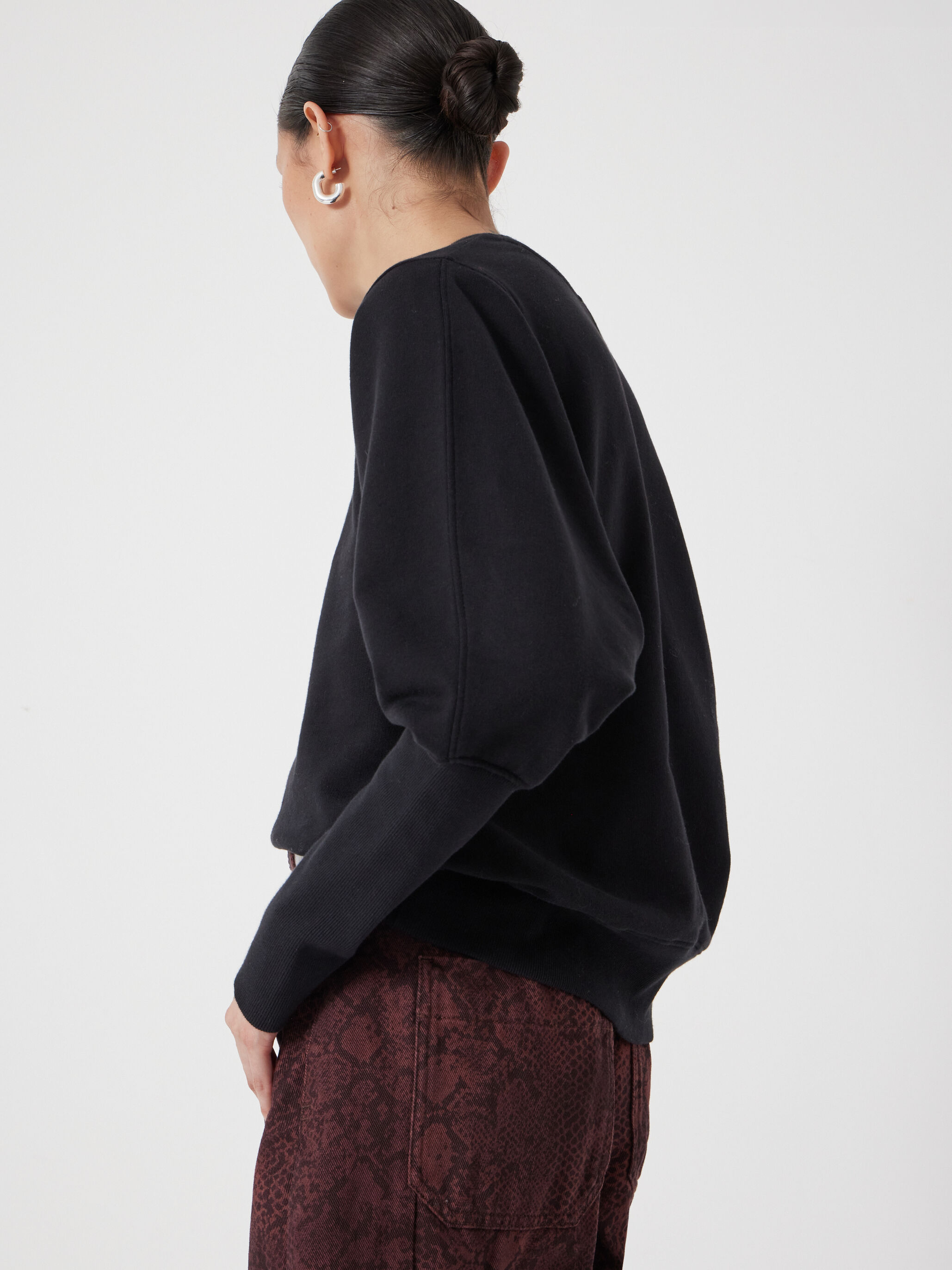 Puff Sleeve Sweatshirt
