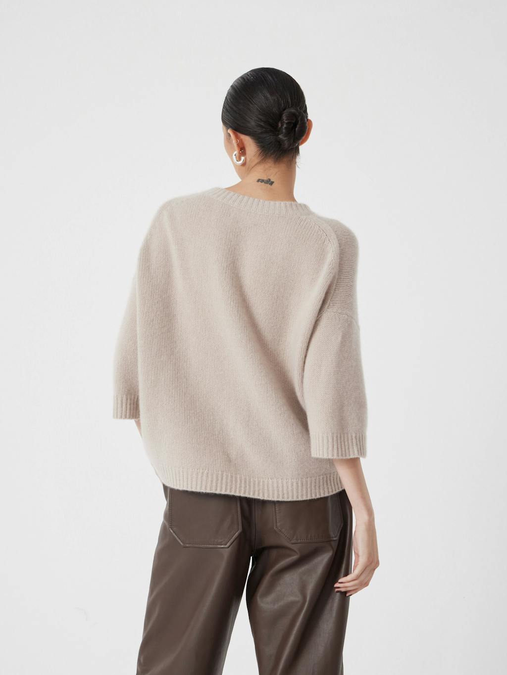 013449-0013-03 Cherrie Chunky Cashmere Tee