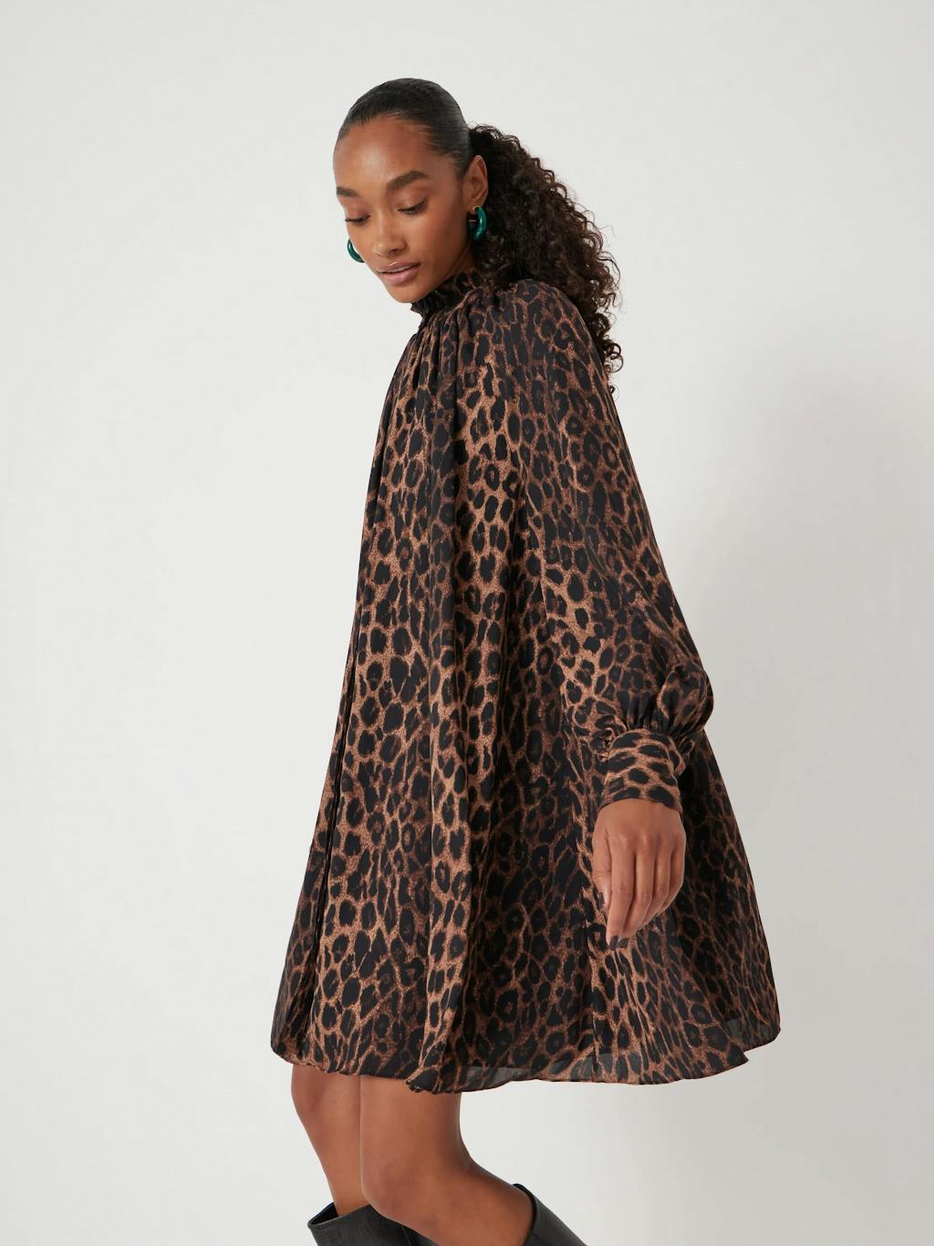 014262-4833-04 Printed Chiffon Mini Dress